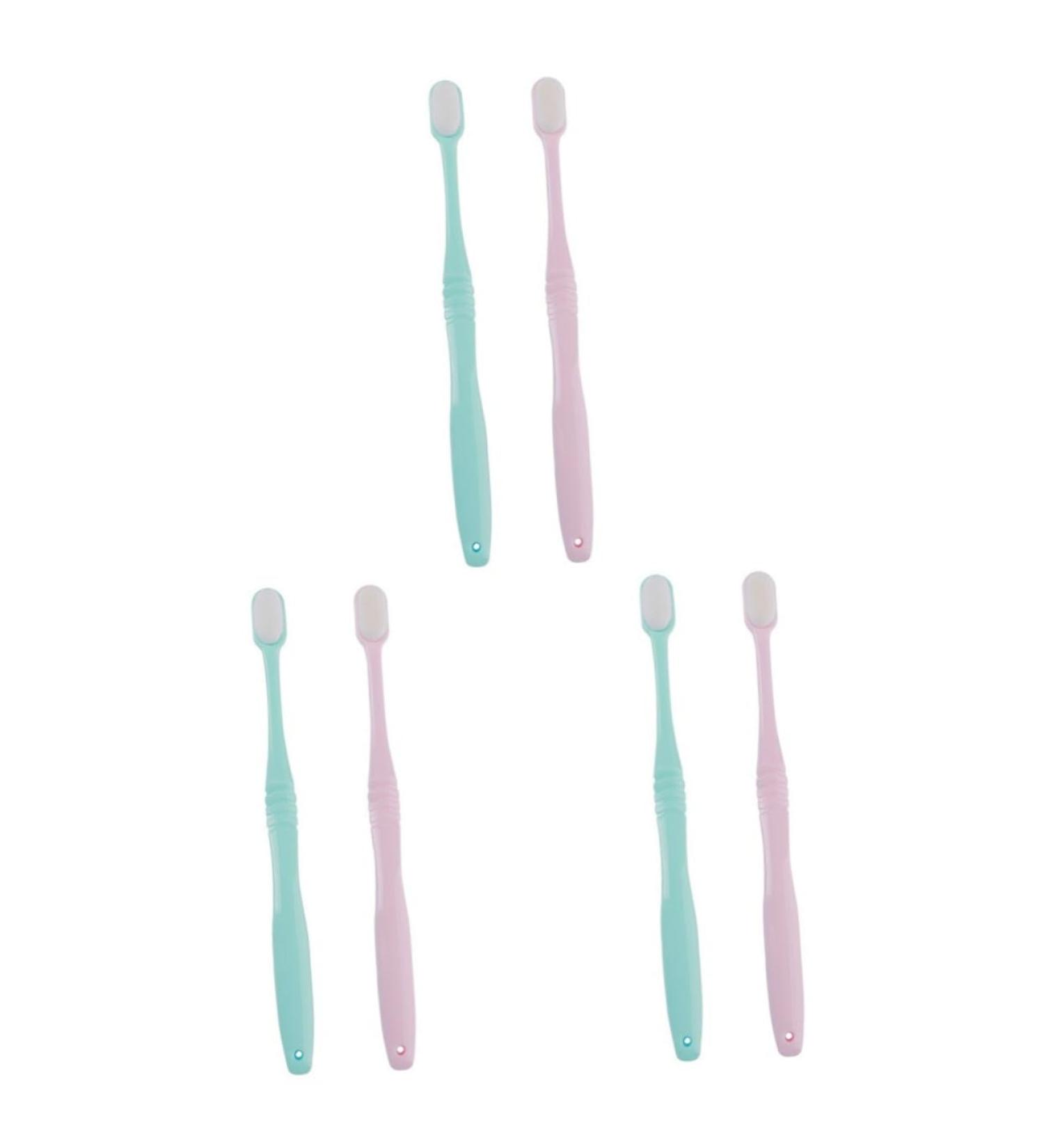 Gatuida 6 Pcs Manual Toothbrush Set - Eco-Friendly & Effective Dental Care for All - Buy Online on GoSupps.com