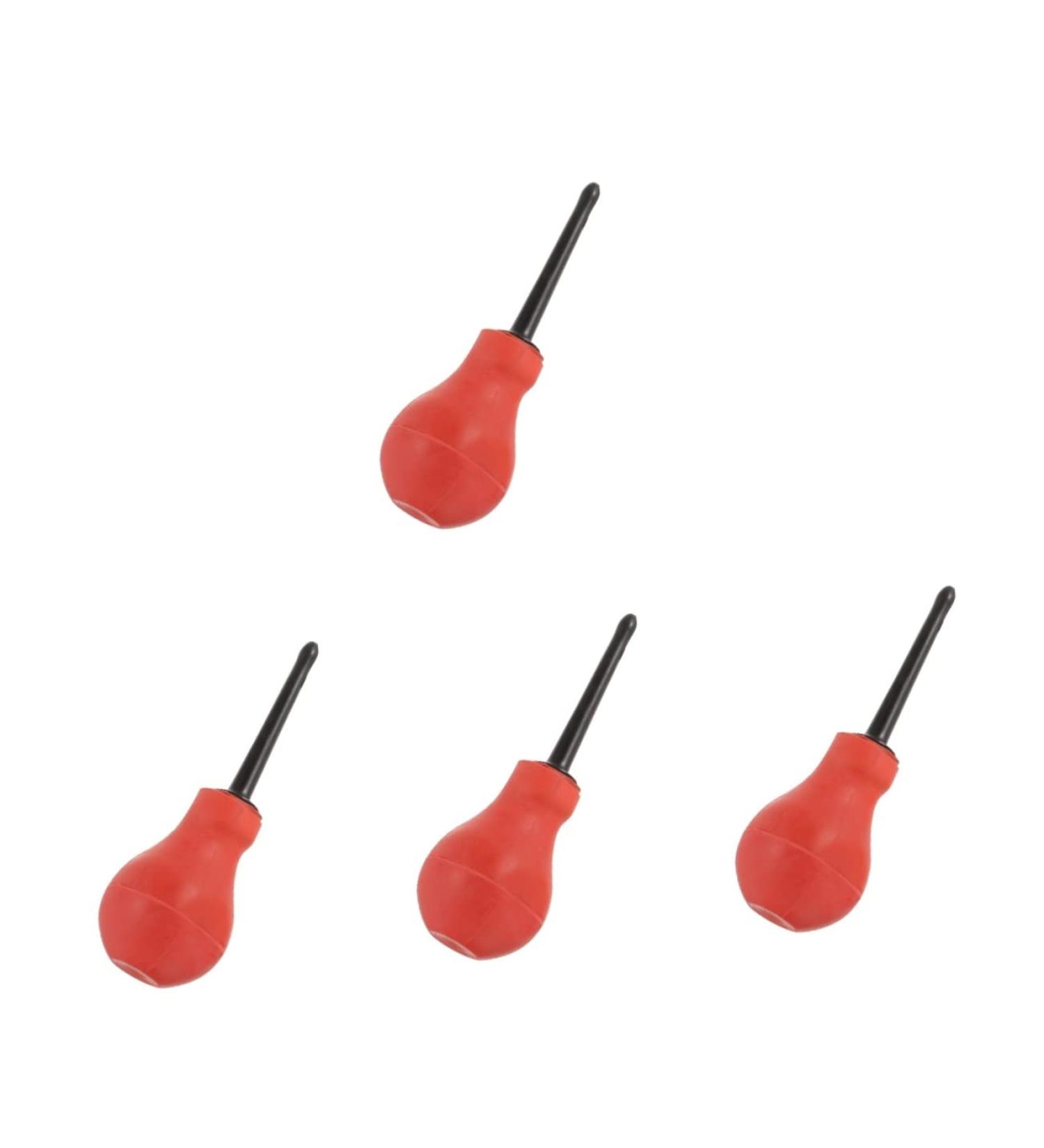 Lurrose 4-Pack Ear Cleaning Balls - Rubber Air Pump Suction for Safe Ear Hygiene - 15x5cm - Available in Different Colors - Buy Online on GoSupps.com