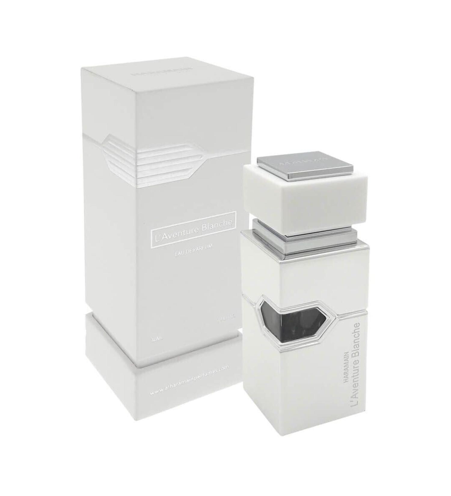 Al Haramain L'aventure Blanche 2-Piece Travel Set for Men (1.0 Ounce Eau De Parfum Spray + Towel) 0.5 Ounce (Pack of 1) - Buy Online on GoSupps.com