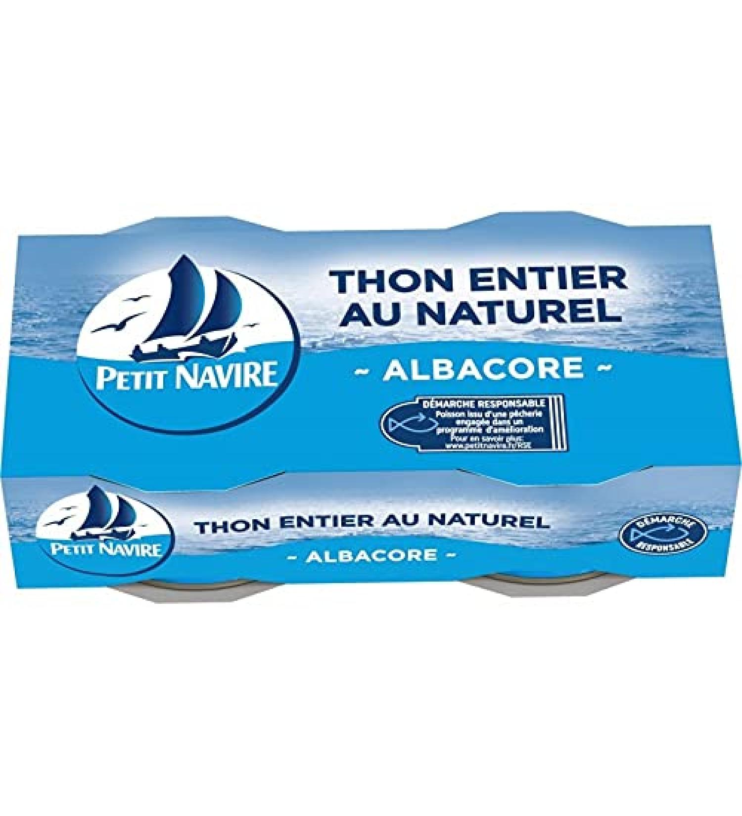 PETIT NAVIRE - Natural Albacore Tuna 112G - Pack of 4 - Special Offer - Buy Online on GoSupps.com