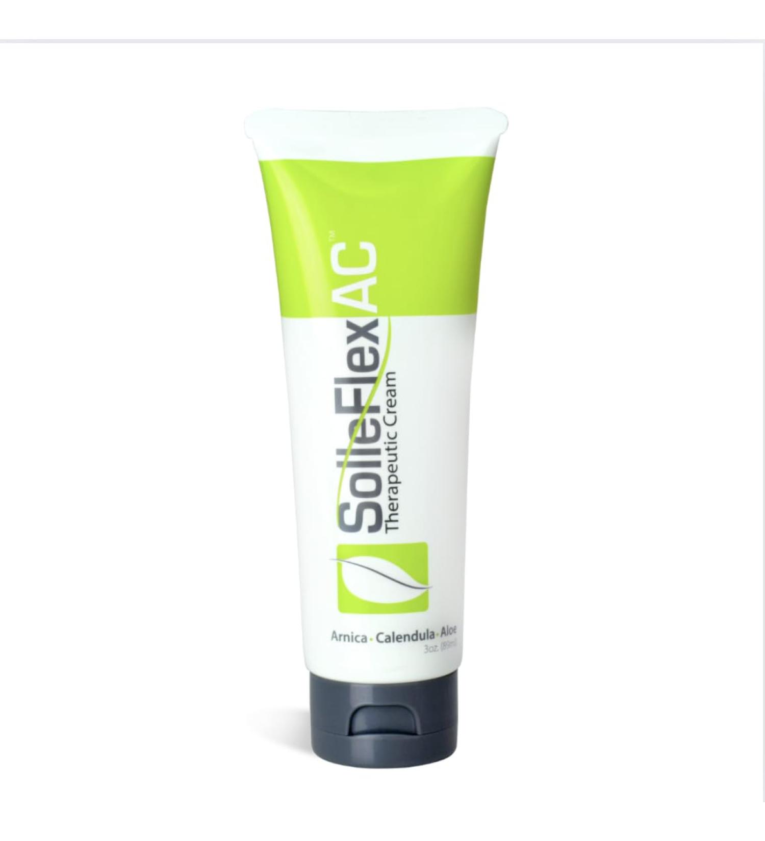 Buy SolleFlex AC Cream (3oz) - International Shipping Available | Premium All-Natural Pain Relief Cream - Buy Online on GoSupps.com