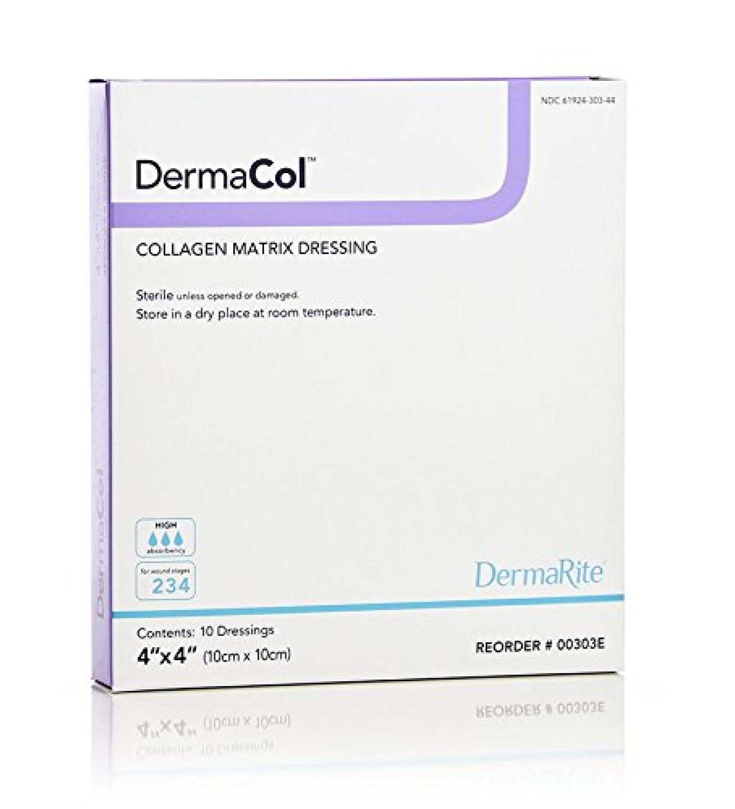 DermaRite 00303E Dermacol Collagen Matrix Dressing