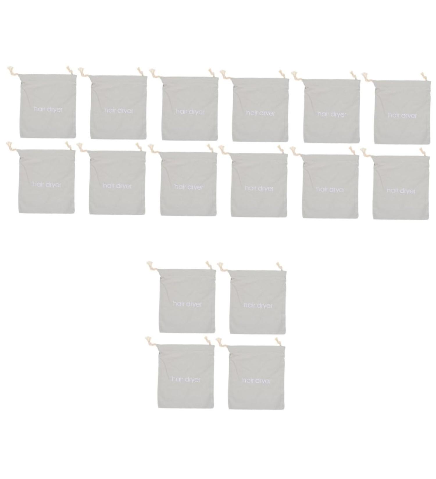Beavorty 16 Pcs Hair Dryer Storage Bag Travel Toiletry Bag Hanging Storage Bag Drawstring Storage Bags - Buy Online on GoSupps.com