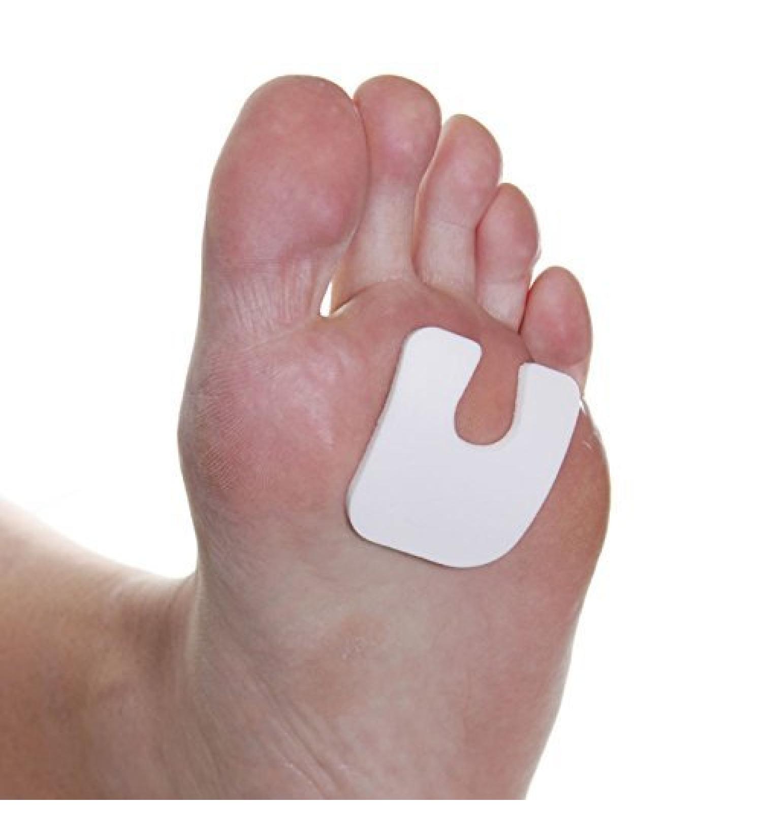 Dr. Jills Wide Felt 1/4 Thickness U-shaped Callus Pads (Pack 20) 20 Count (Pack of 1)