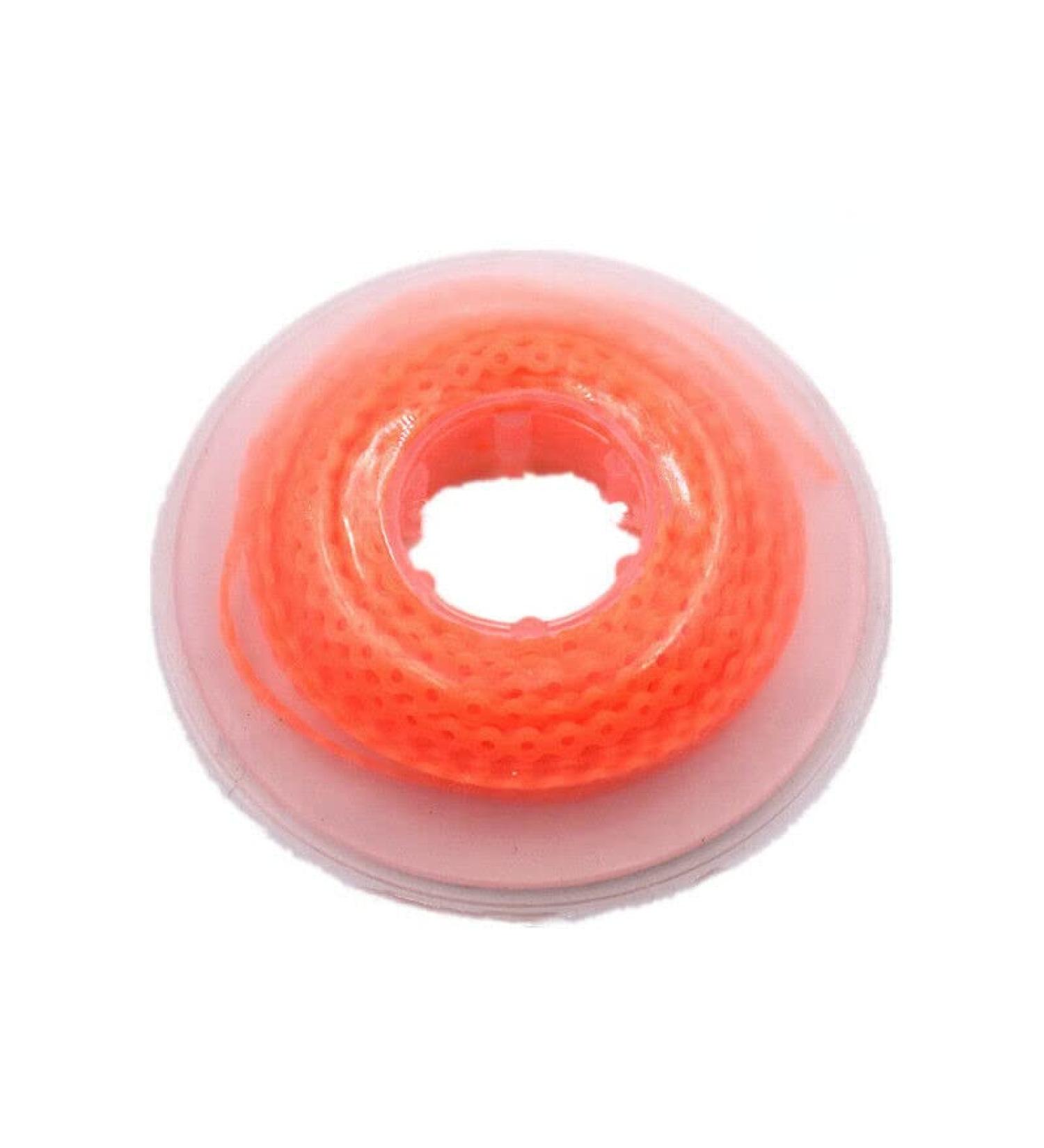 15Feet Dental Orthodontic Elastic Rubber Power Chains Braces Bands Long/Closed/Short (Closed Orange)