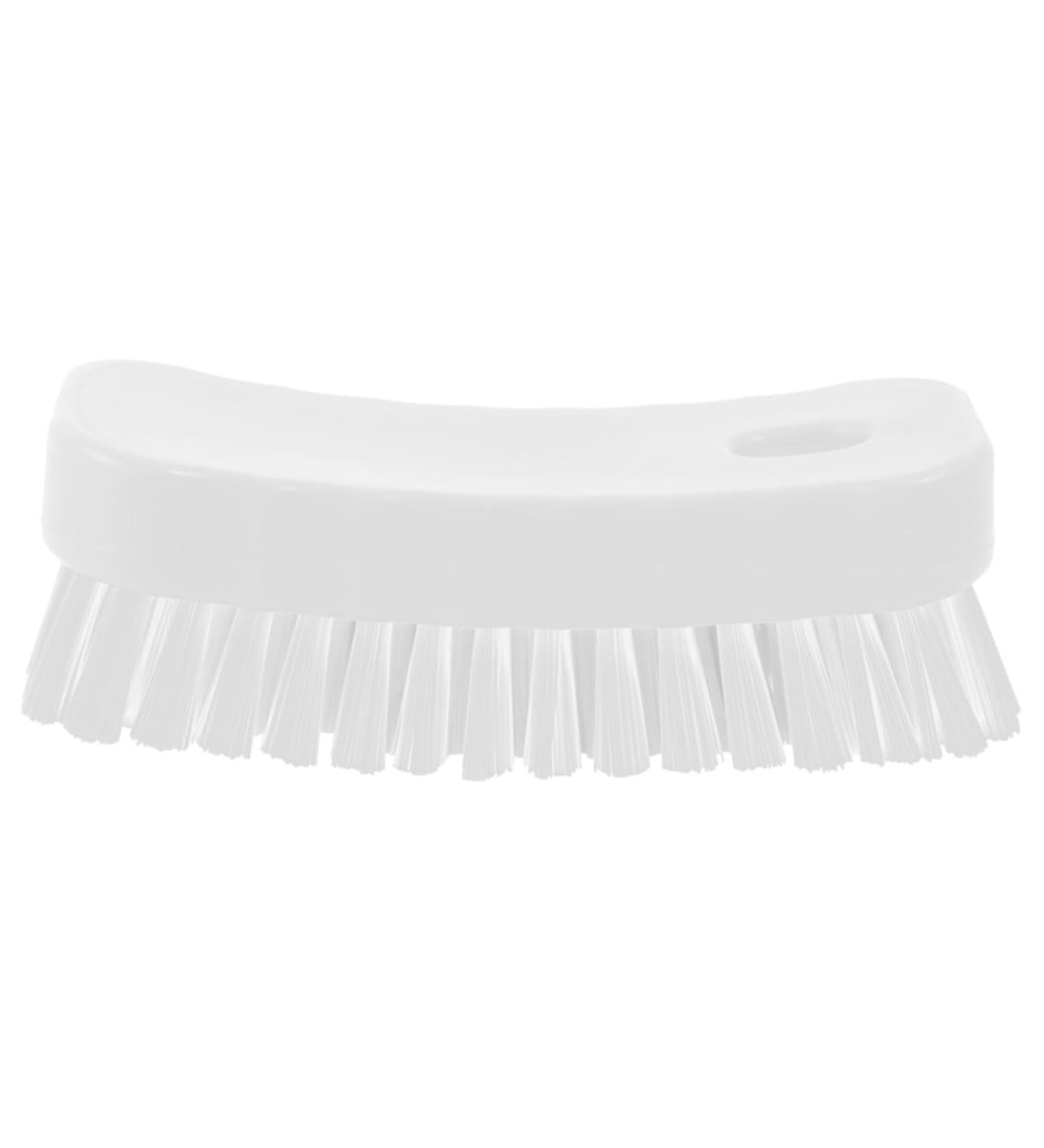 Beatifufu Nail Brush Manicure Fingernail Cleaner Nail Scrubber Shoes Cleaner Shoes Cleaning Brush Manicure Fingernail Tool Manicure for Nails Handle White Polyester Sink Cleaning Ball 11.5x5cm White - Buy Online on GoSupps.com