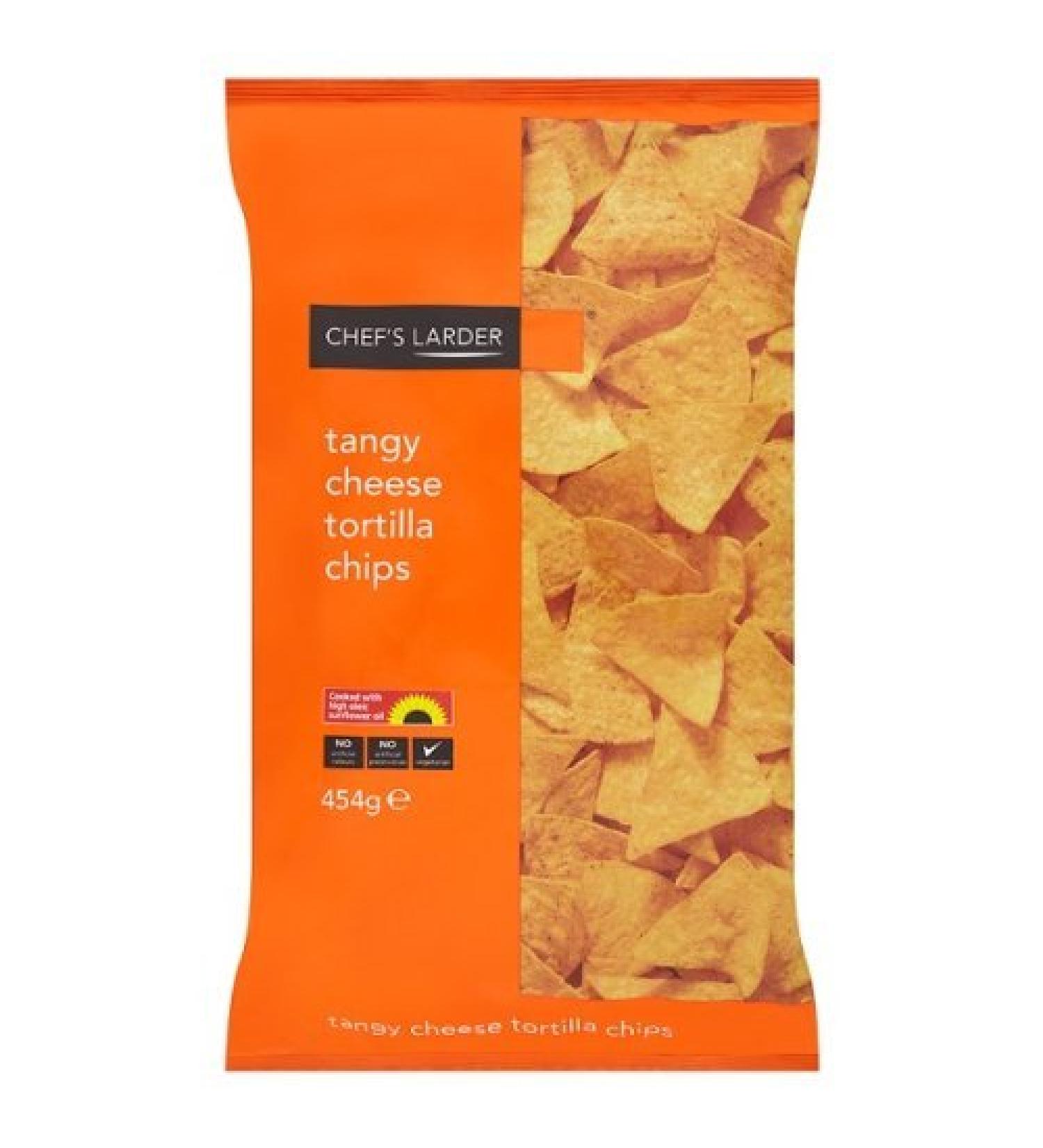 Chefs Larder Chefs Larder Tangy Cheese - Tortilla Chips - 454g Chefs Larder