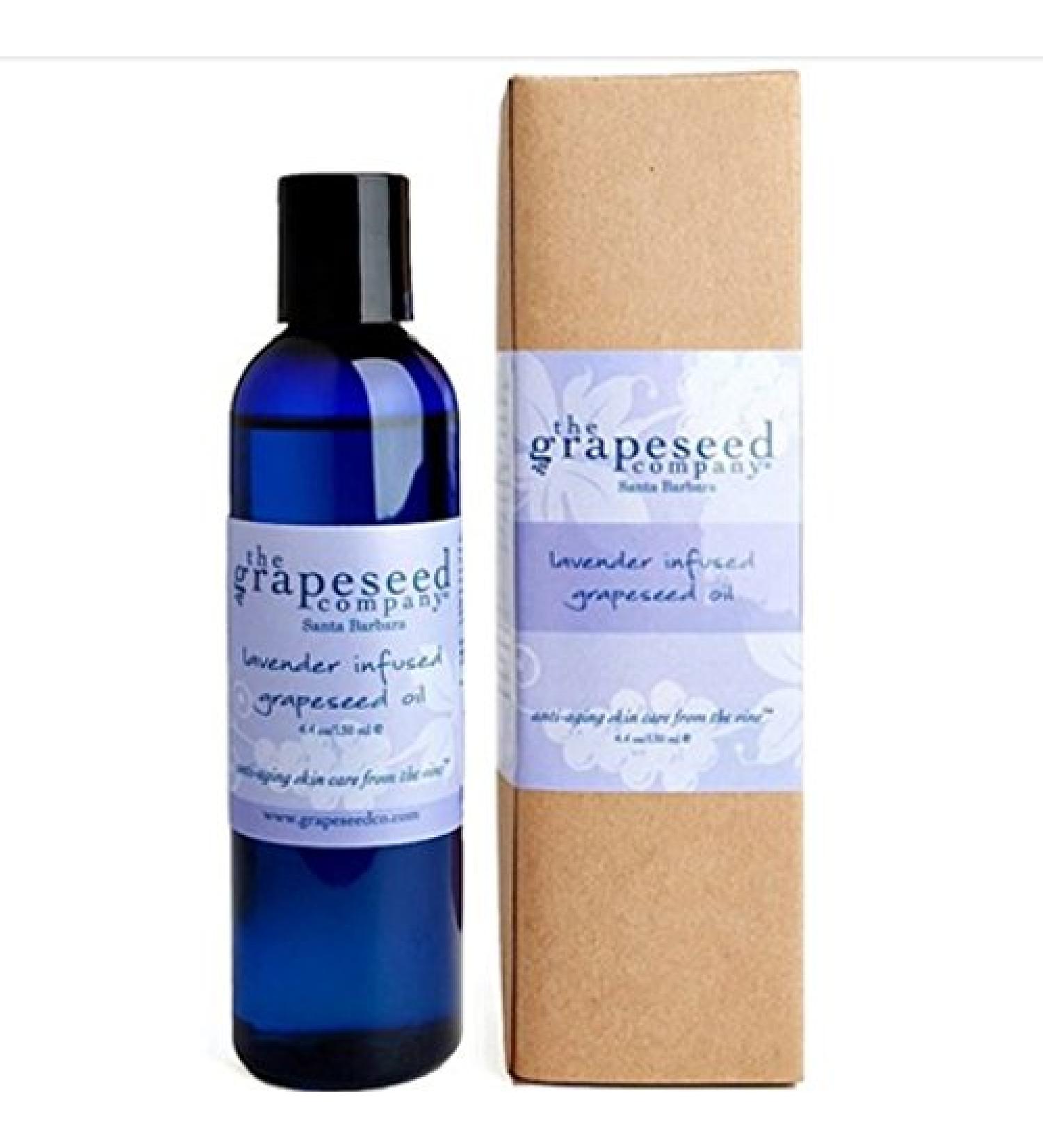 The Grapeseed Co Lavender Infused Grapeseed Oil - 4.4 Ounce