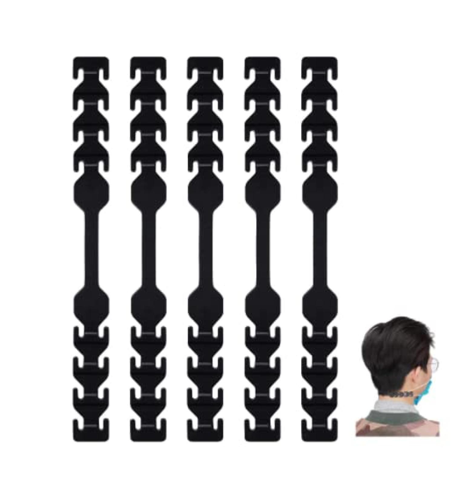 Driveloop Mask Holder - Silicone Mask Extension Hooks for Adults & Children (5 Pack) - Comfortable Behind the Head Design - Buy Online on GoSupps.com