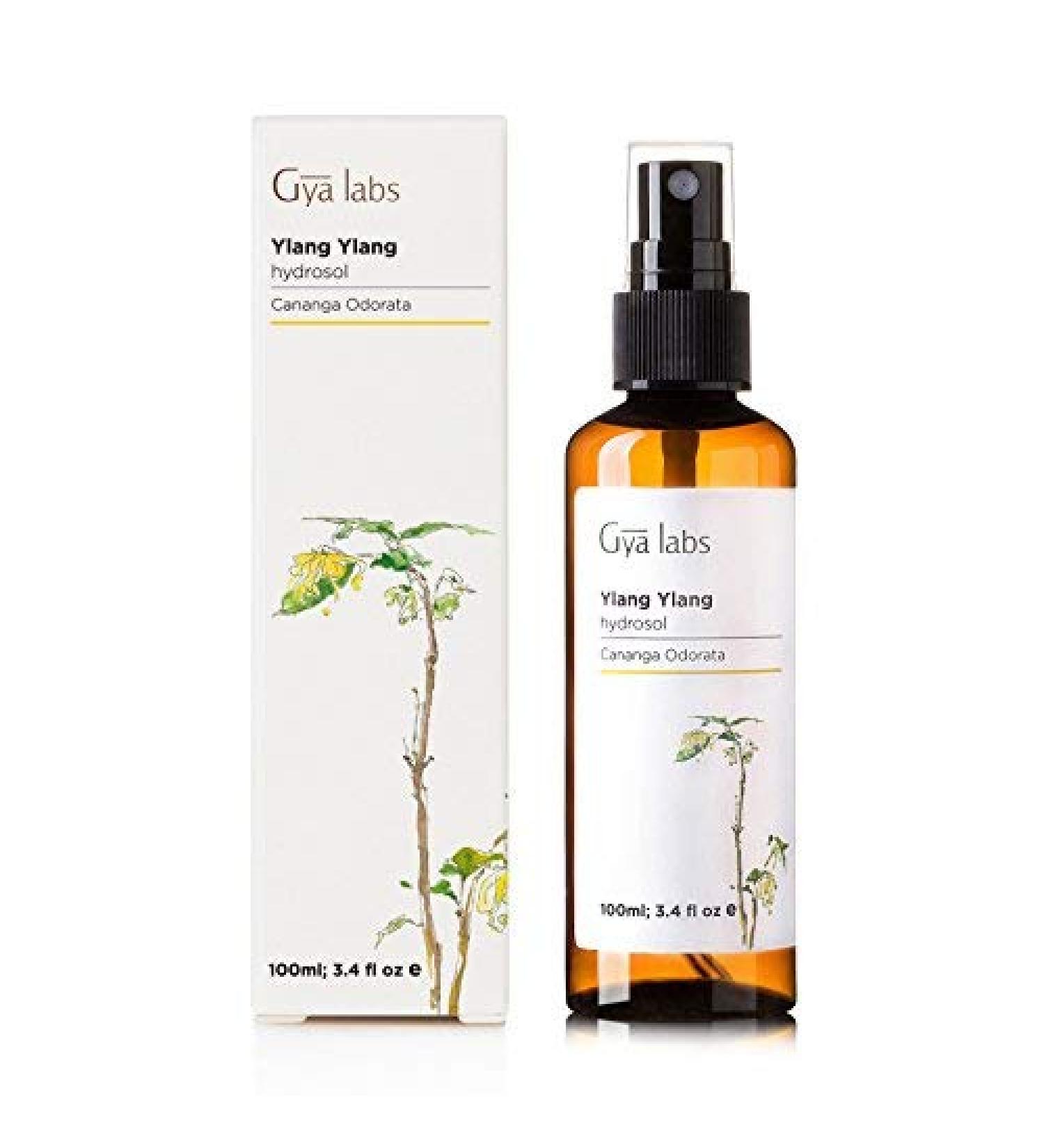 Ylang Ylang Hydrosol - 100% Pure Steam-Distilled - 3.4 fl oz | Cleanses Skin, Relieves Stress, Uplifts Mood - Buy Online on GoSupps.com