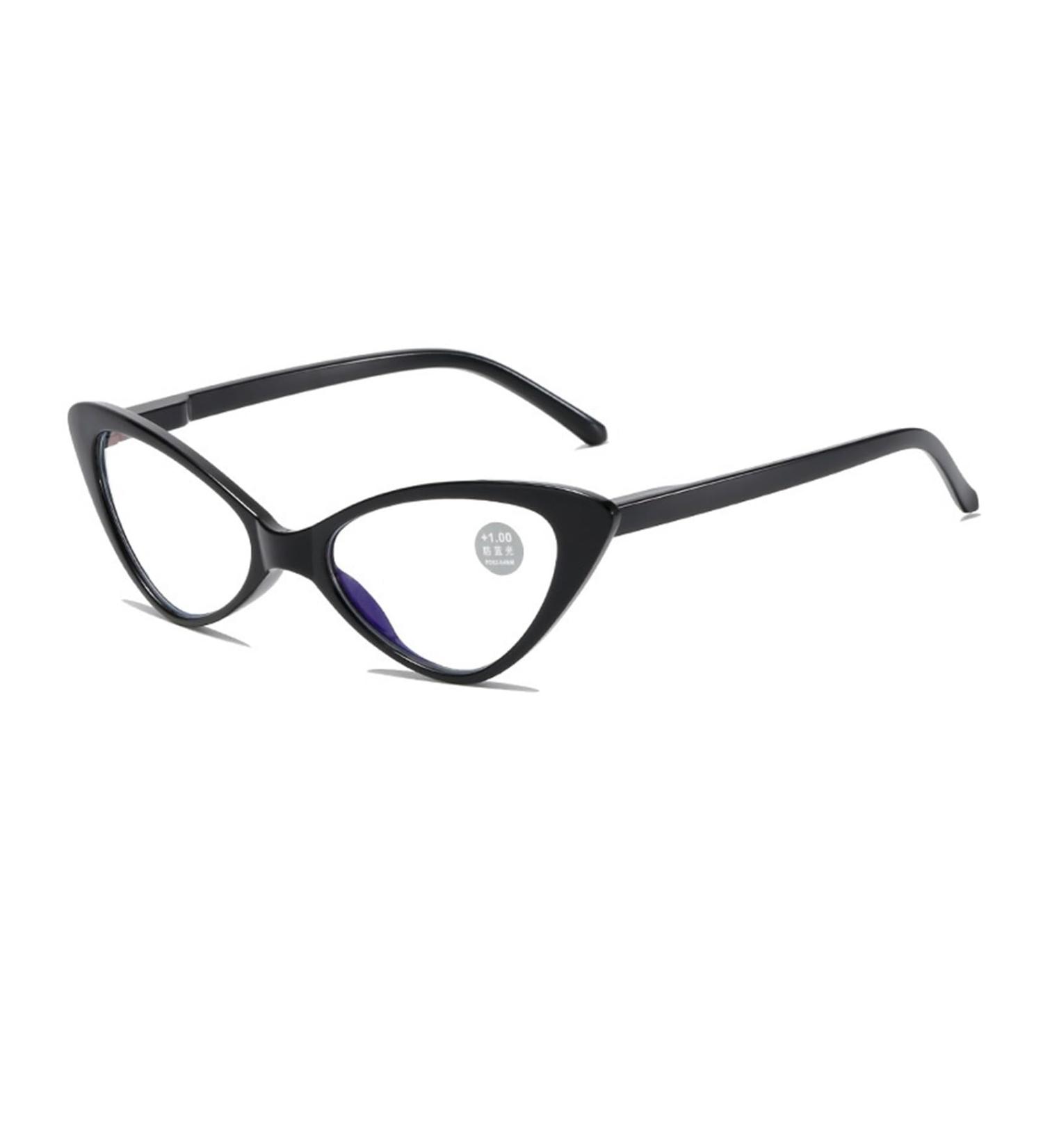 Buy Iynwbjts Fashionable Cat Eye Reading Glasses - Anti-Blue Light Myopia 1.50 Bright Black Frame for Men & Women - Wholesale International Shipping - Buy Online on GoSupps.com
