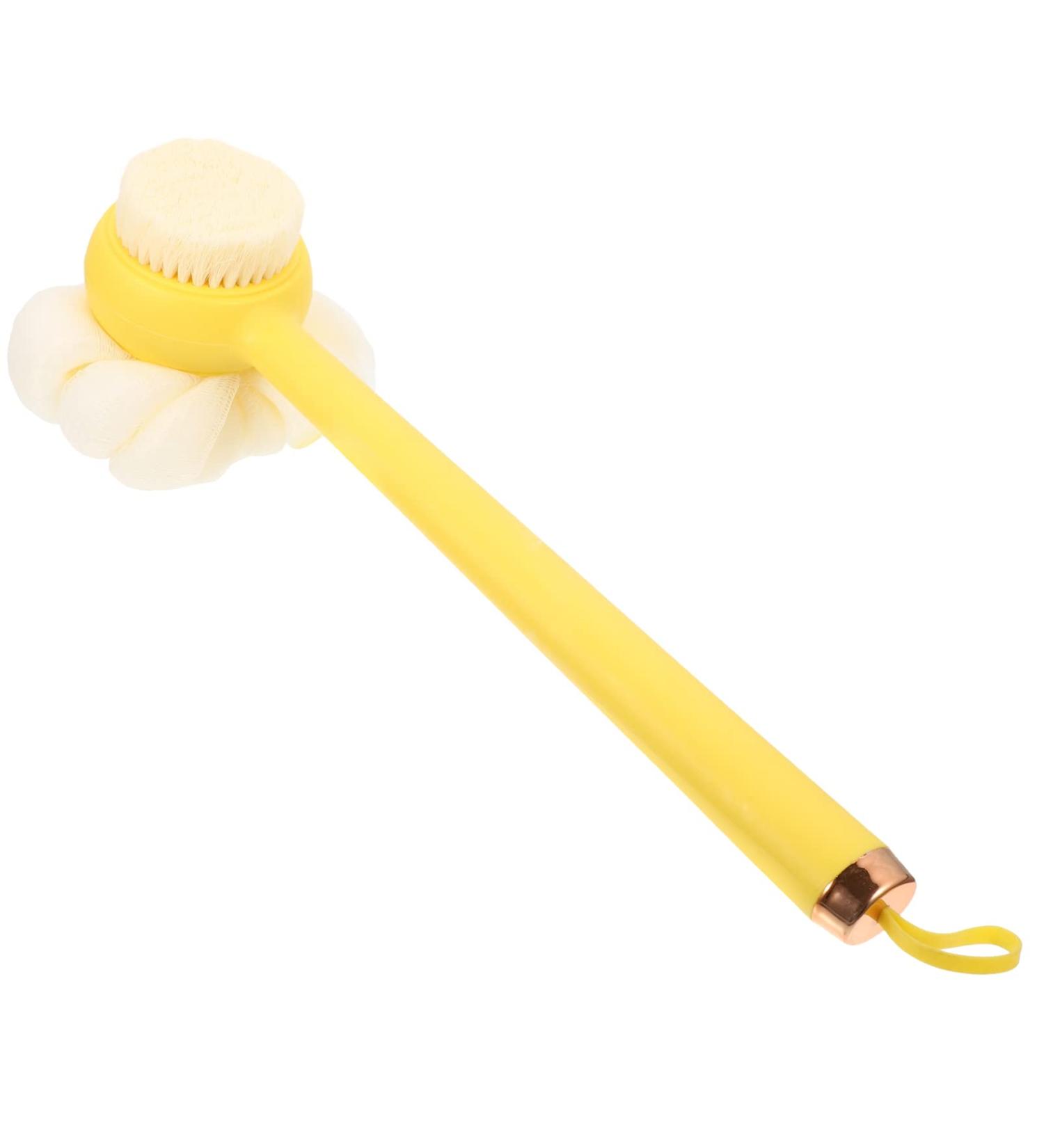 Veemoon Shower Body Brush with Bristles and Loofah Handle Bath Sponge for Men and Women - Buy Online on GoSupps.com