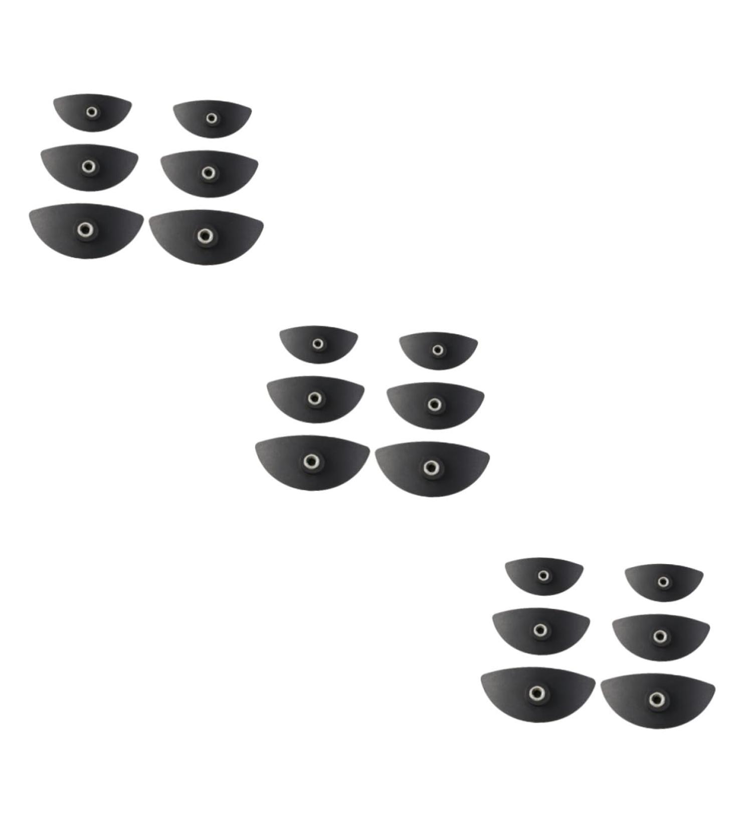 Mipcase Eye Shadow Applicator 18 Pcs Make up for Face Make up Kit Eye Shadow Seal Eyeshadow Stamper Tool Die 5*2.5cmx3pcs Blackx3pcs - Buy Online on GoSupps.com