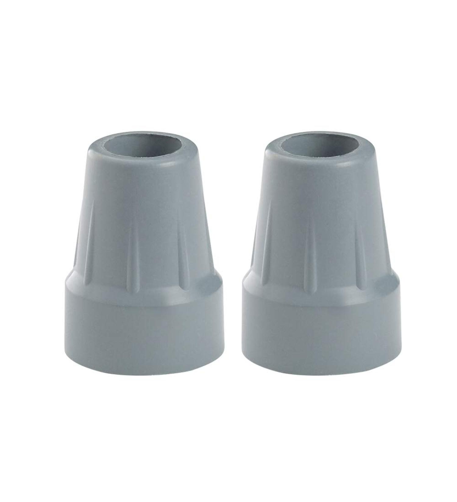 Urge Medical Crutch Tips Gray 78 Inch - Set of 2 | Durable Replacement Tips - Buy Online on GoSupps.com