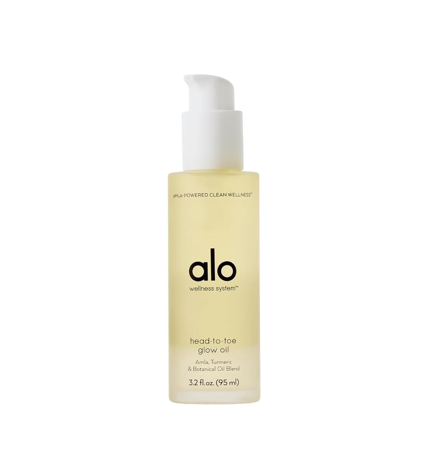 ALO Head-to-Toe Glow Oil | Glow-Boosting Natural Dry Body Oil | Jojoba Amla Aloe & Vitamin E | Hydrates & Nourishes Skin | Citrus Scent | 3.2 Oz 3.2 Fl Oz (Pack of 1) - Buy Online on GoSupps.com