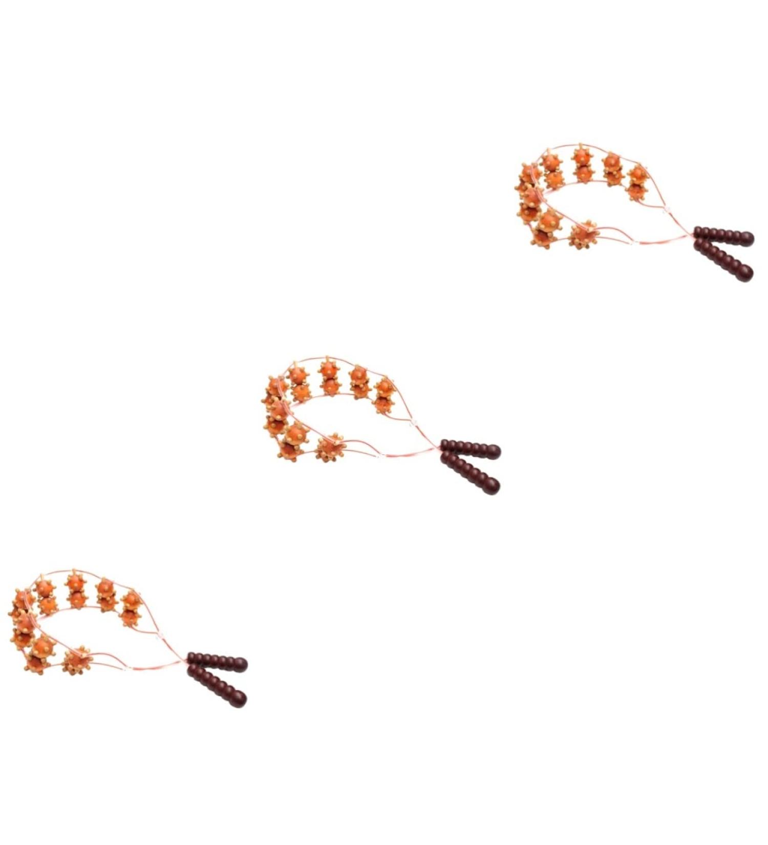 Lurrose 3-St Massage Device - Wooden Neck Roller & Fascia Therapy Tool for Ultimate Relaxation - Buy Online on GoSupps.com