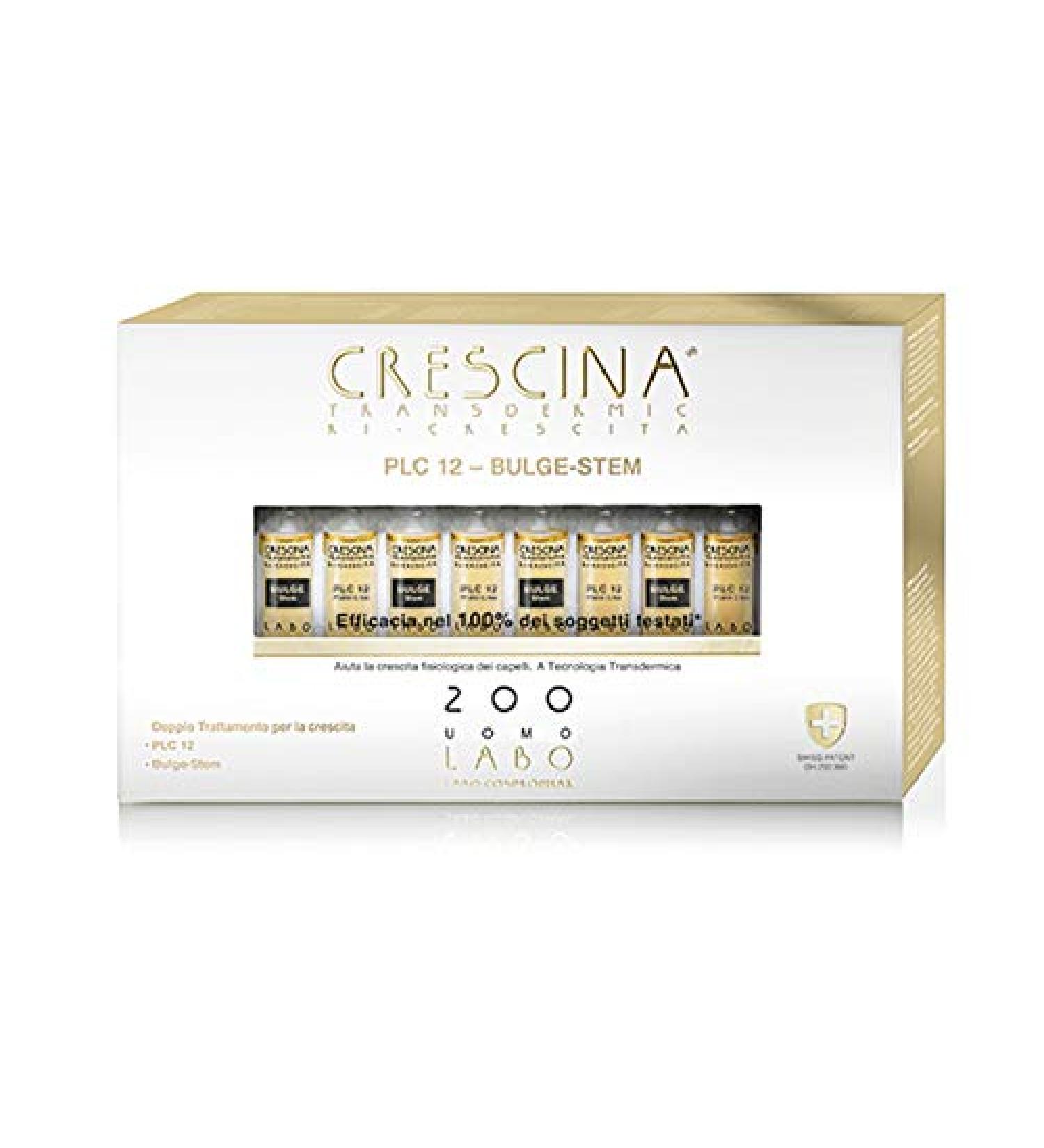 Crescina PLC12 BULGE STEM Hair Loss 200 MAN 40(20+20) Ampoules