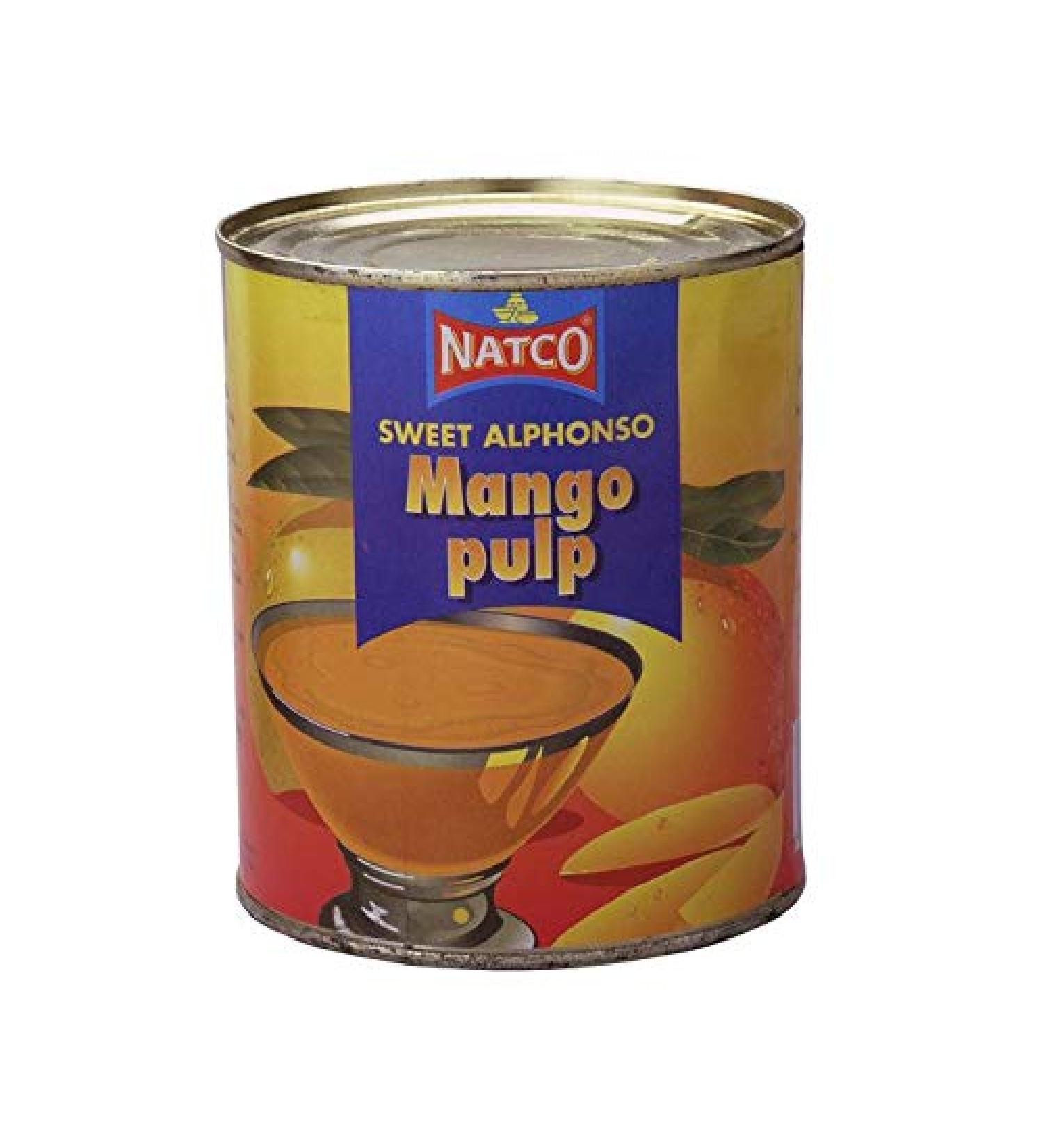 Natco Alphonso Mango Pulp Sweet 850g Pack of 2