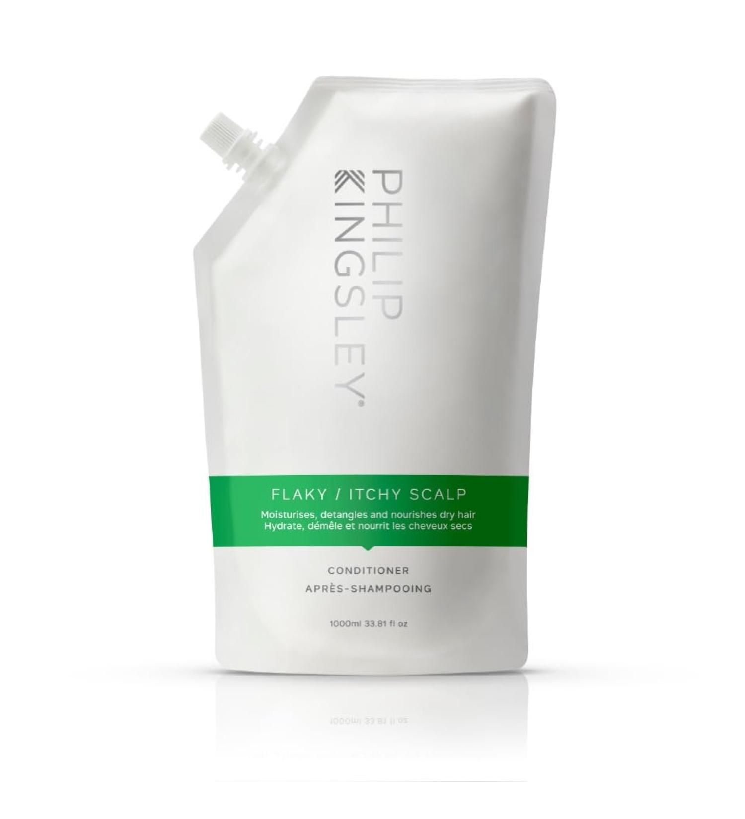  Philip Kingsley Philip Kingsley | Flaky/Itchy Scalp Conditioner | Anit-Dandruff Conditioner For Flaky Itchy Dry or Oily Scalps | Cleansing Scalp Care | Moisturizes Soothes and Detangles | 1000ml Refill Pouch - Buy Online on GoSupps.com