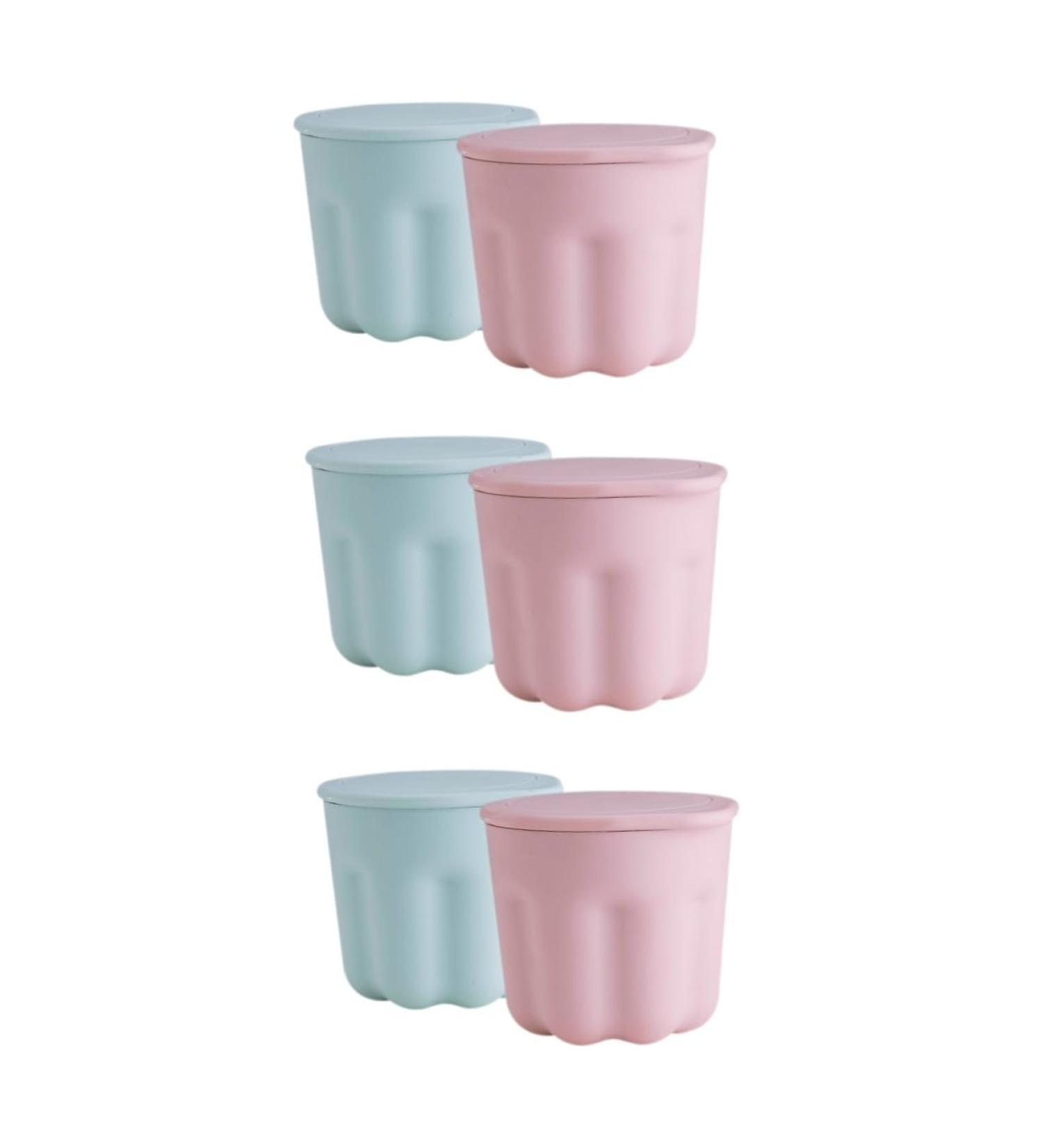 FOMIYES 6 Sets Pp Washing Bowl Tools Washer Cleaner Makeup Brush Beauty Tool Cleaner Kit Beauty Tool Cleaning Bowl Silicone Gasket Brush Cleaning Tool Rinsing Bowl Brush Cleaner Kit - Buy Online on GoSupps.com