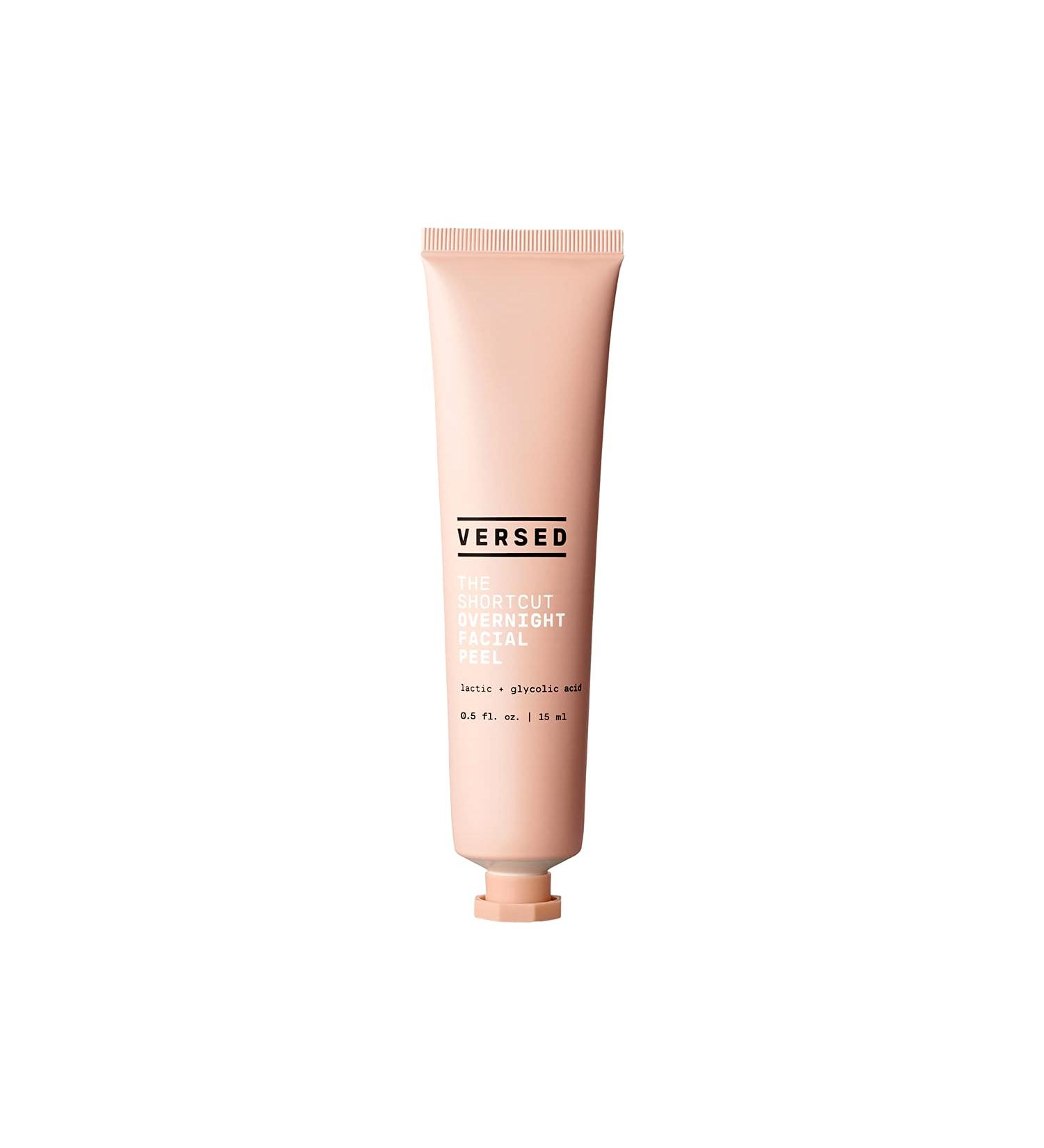 Versed The Shortcut Overnight Facial - Gentle Exfoliating Treatment with Lactic and Glycolic Acid - Vegan, 0.5 fl oz - Buy Online on GoSupps.com