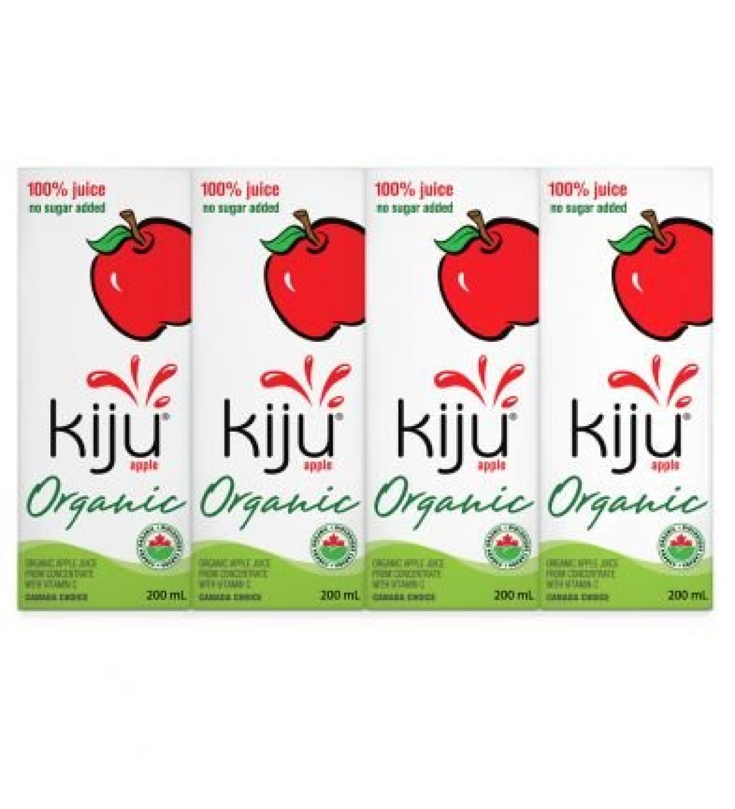 Kiju Organic Single Serve Juice - Apple (8x4/200ml)