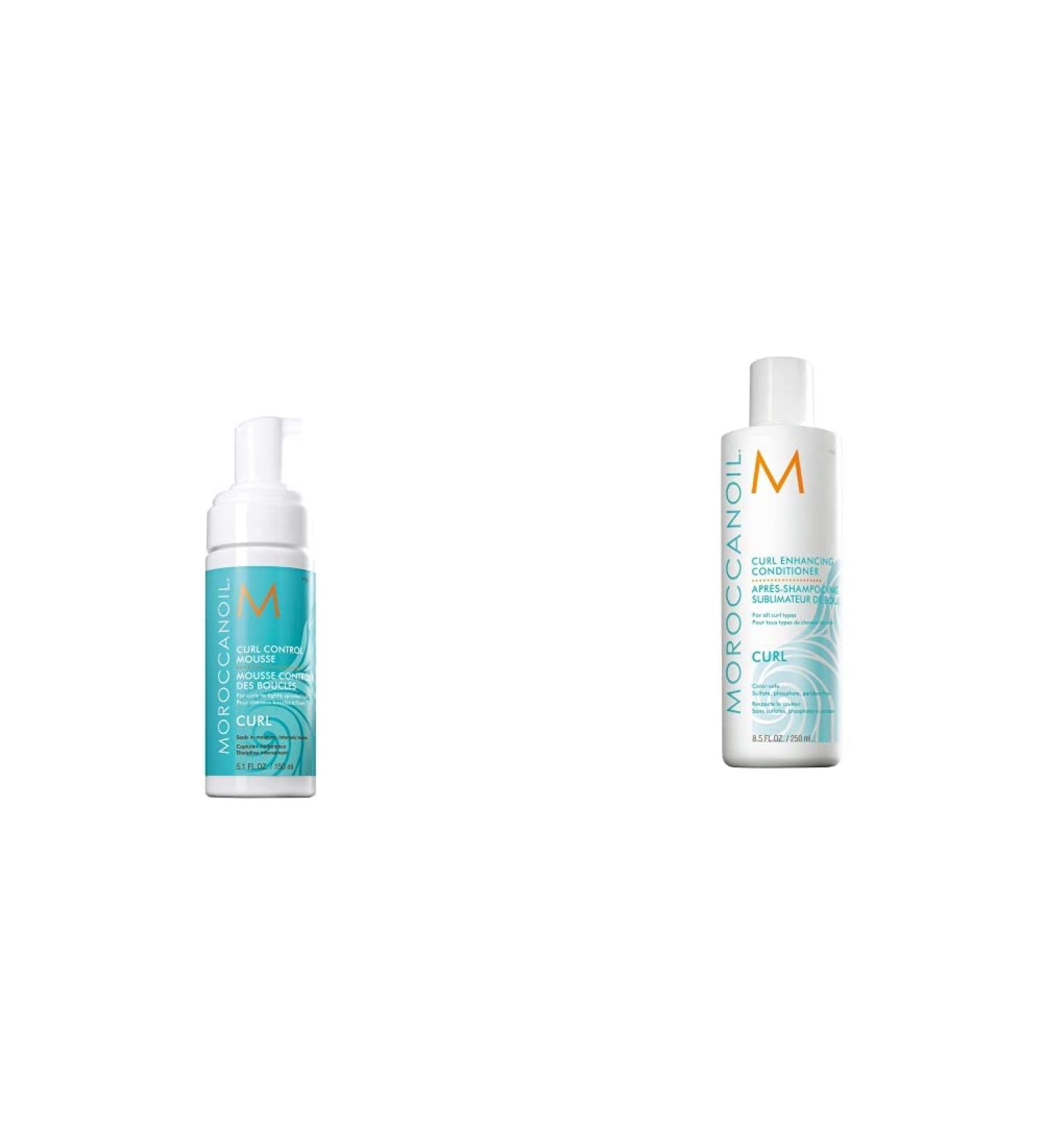 Moroccanoil Curl Care Foam & Conditioner Bundle 150ml & 250ml | Best for Curly Hair Care | International Shipping Available - Buy Online on GoSupps.com