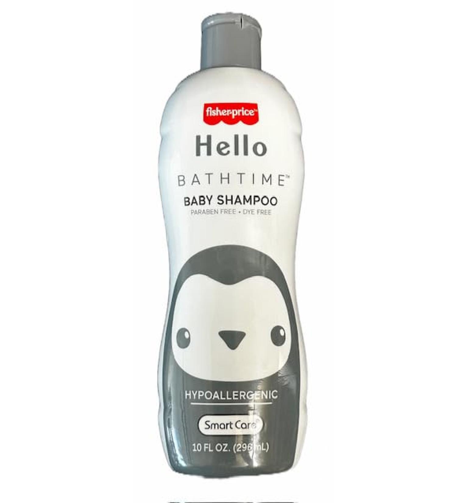 Hello Bathtime Baby Shampoo Paraben Free Dye Free Hypoallergenic Smart Care NET WT 10 Fl OZ (296 mL)