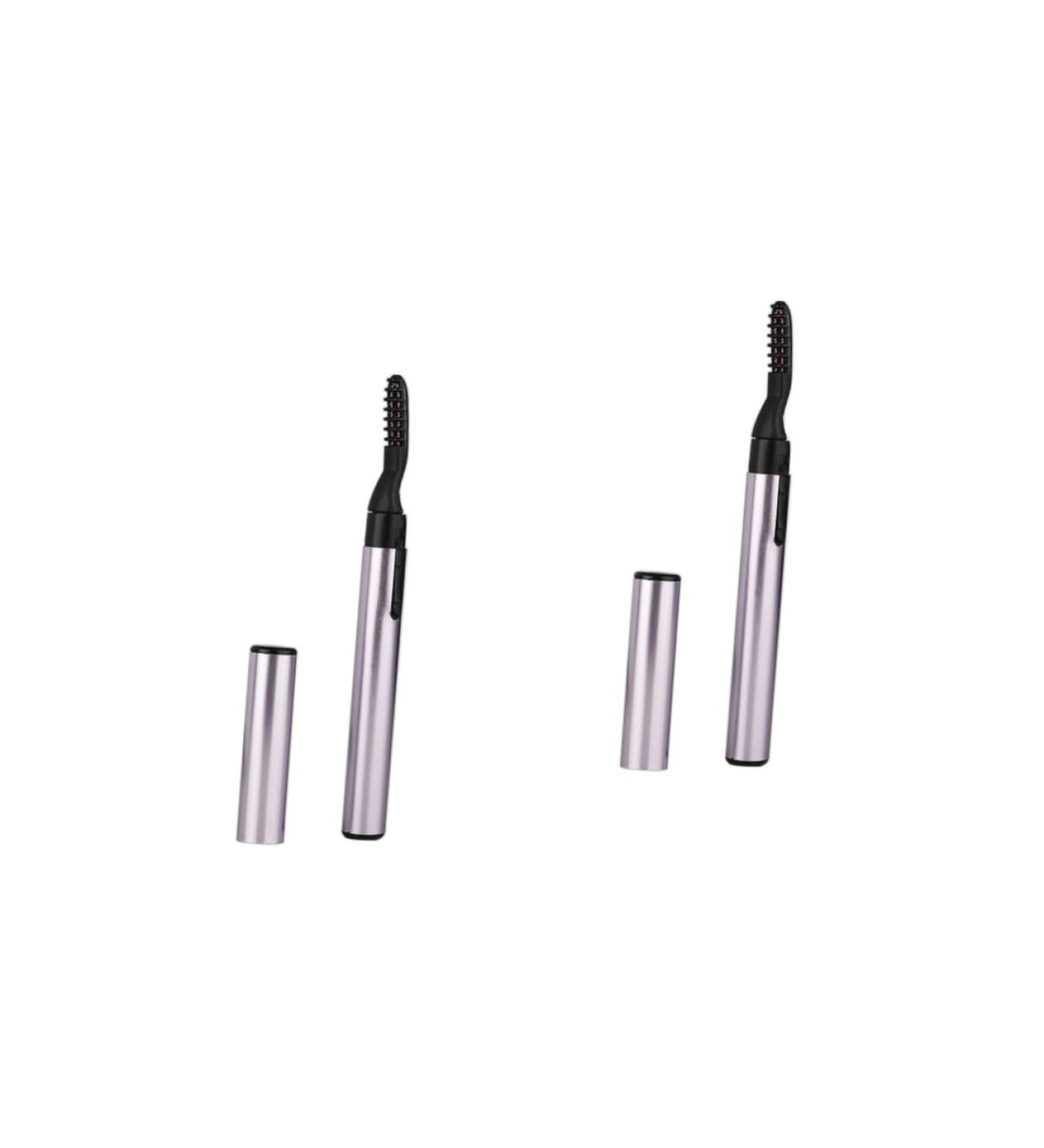 Buy Didiseaon 2 pcs Mini Rechargeable Heated Eyelash Curler - Electric Battery Eyelash Curlers for Lasting Curl & Volume | Perfect for Women - 14.3x1.1cm - Buy Online on GoSupps.com