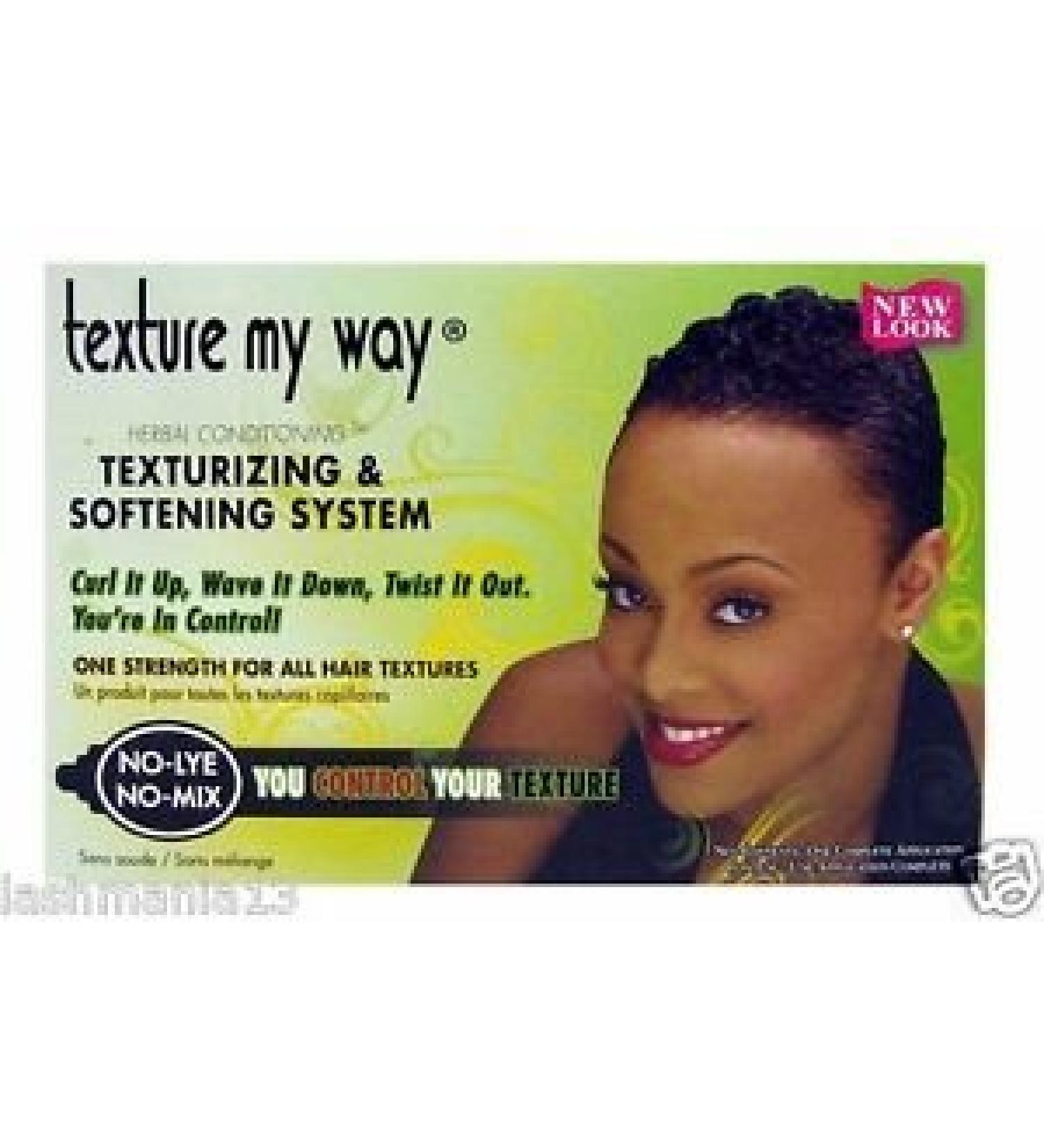Texture My Way Herbal Conditioning Texturizing & Softening System No-Lye No Mix