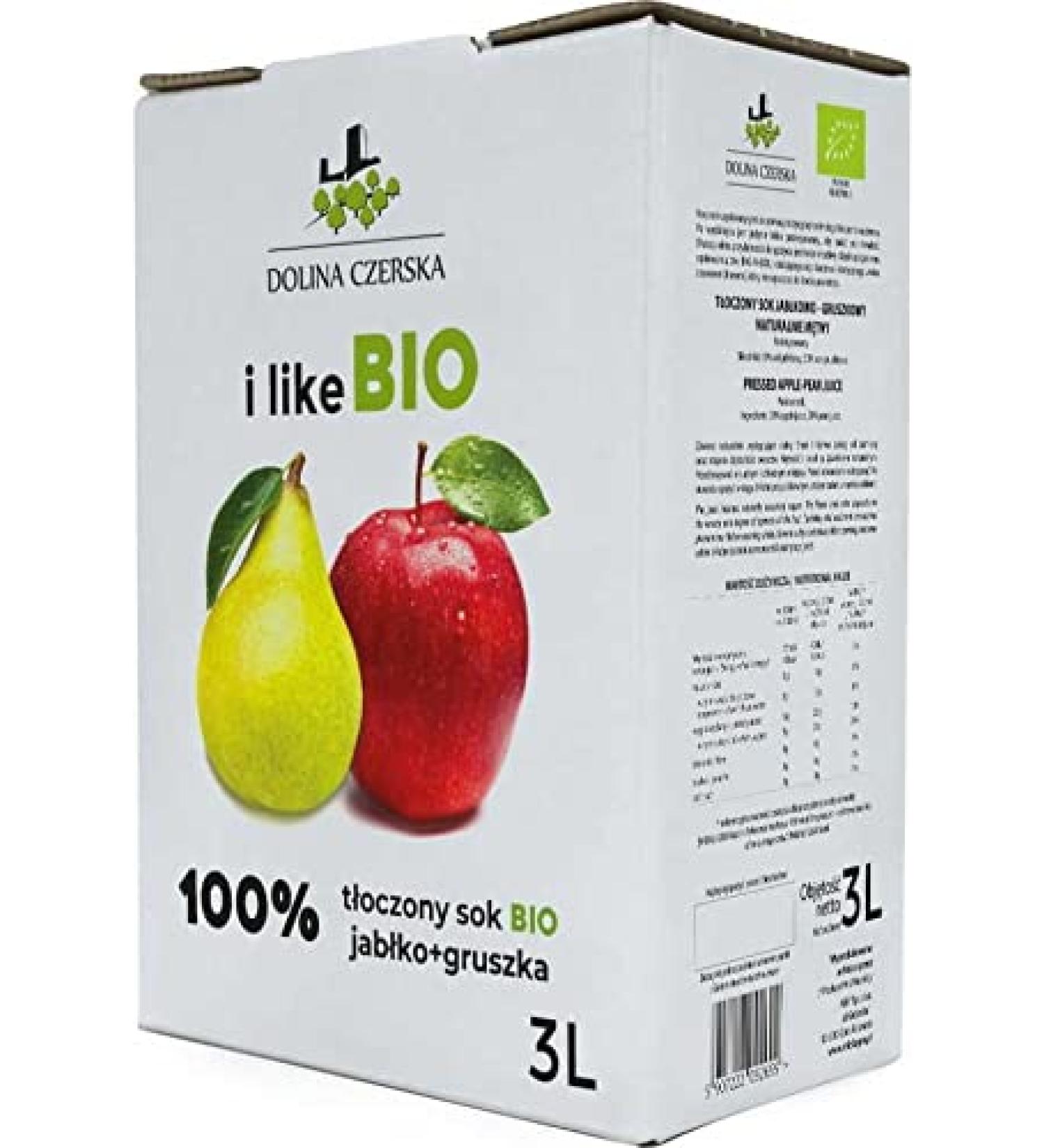 DOLINA CZERSKA Organic Apple and Pear Juice 3L - DOLINA CZERSKA
