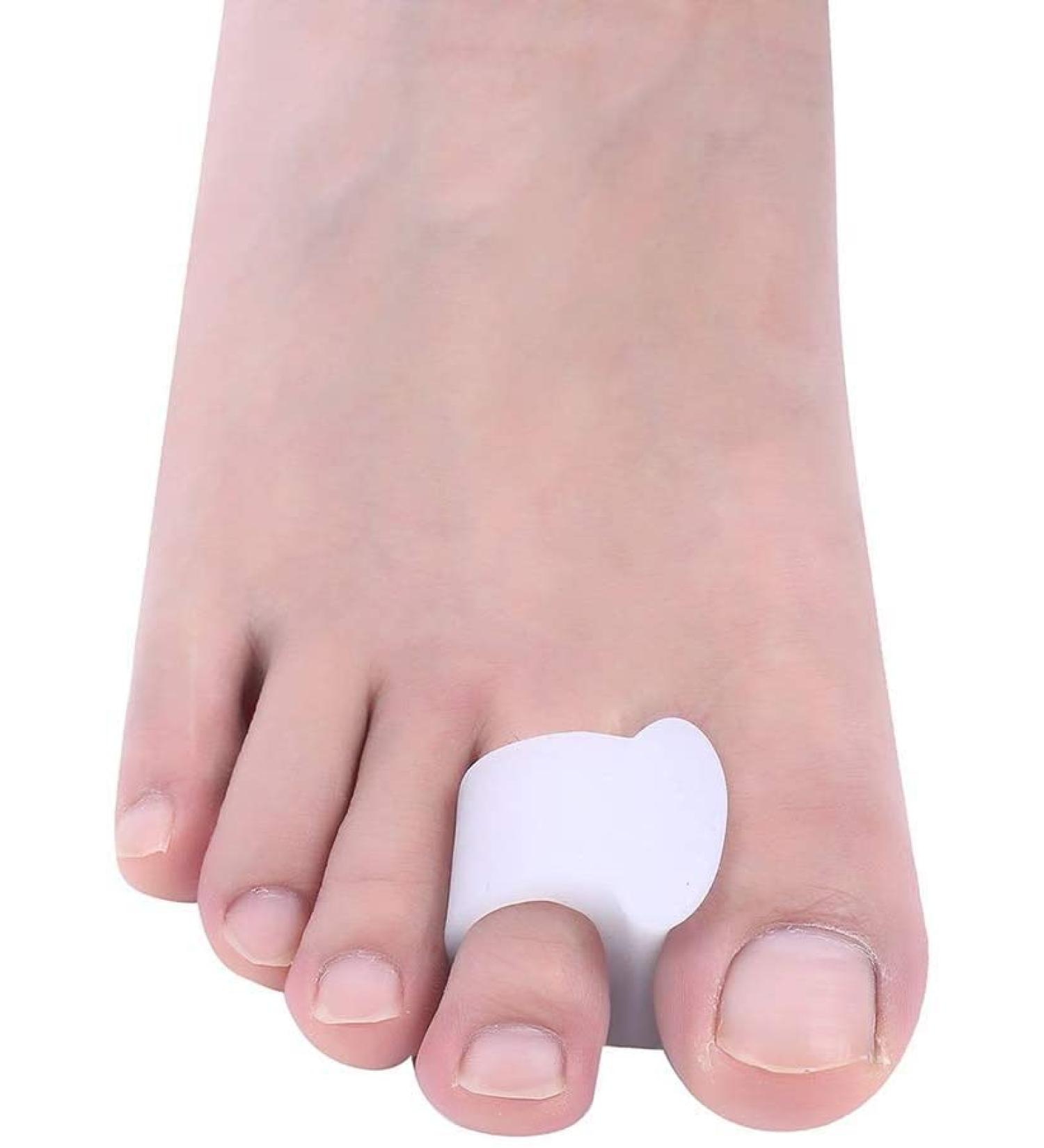 Bunion Pads Toe Separators Silicone Toes Corrector for Women and Men 6PCS Bunions Pain Overlapping Toes Big Toe Alignment Toe Spacer Gel Bunion Shield for Pain Relief Calluses Corns
