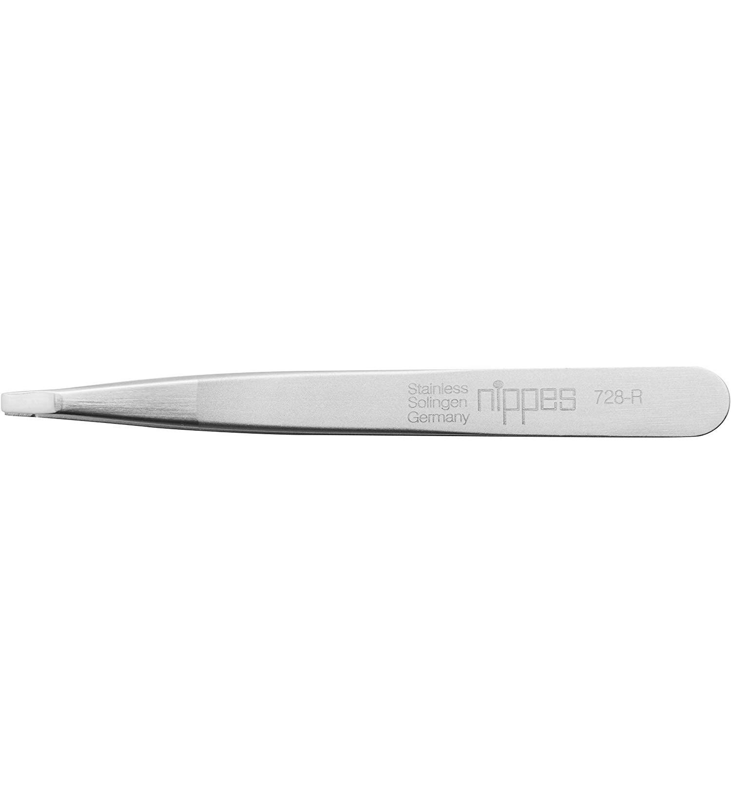 Nipple Solingen Tweezers - Stainless Steel Precision Tweezers for Eyebrow Plucking | 9.5 cm | Rustproof | Made in Germany - Buy Online on GoSupps.com