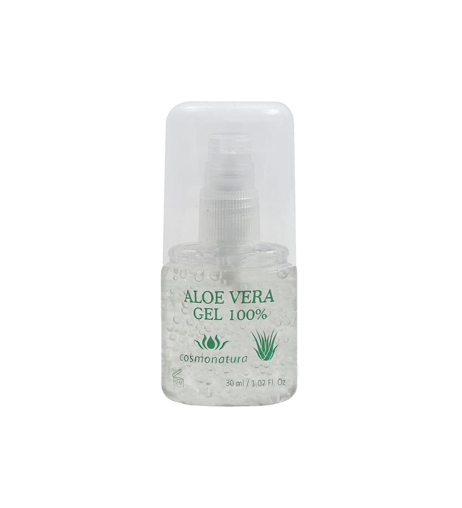 Natura Canaria 100% Pure Aloe Vera Gel - 30ml Pump Dispenser | International Shipping Available - Buy Online on GoSupps.com