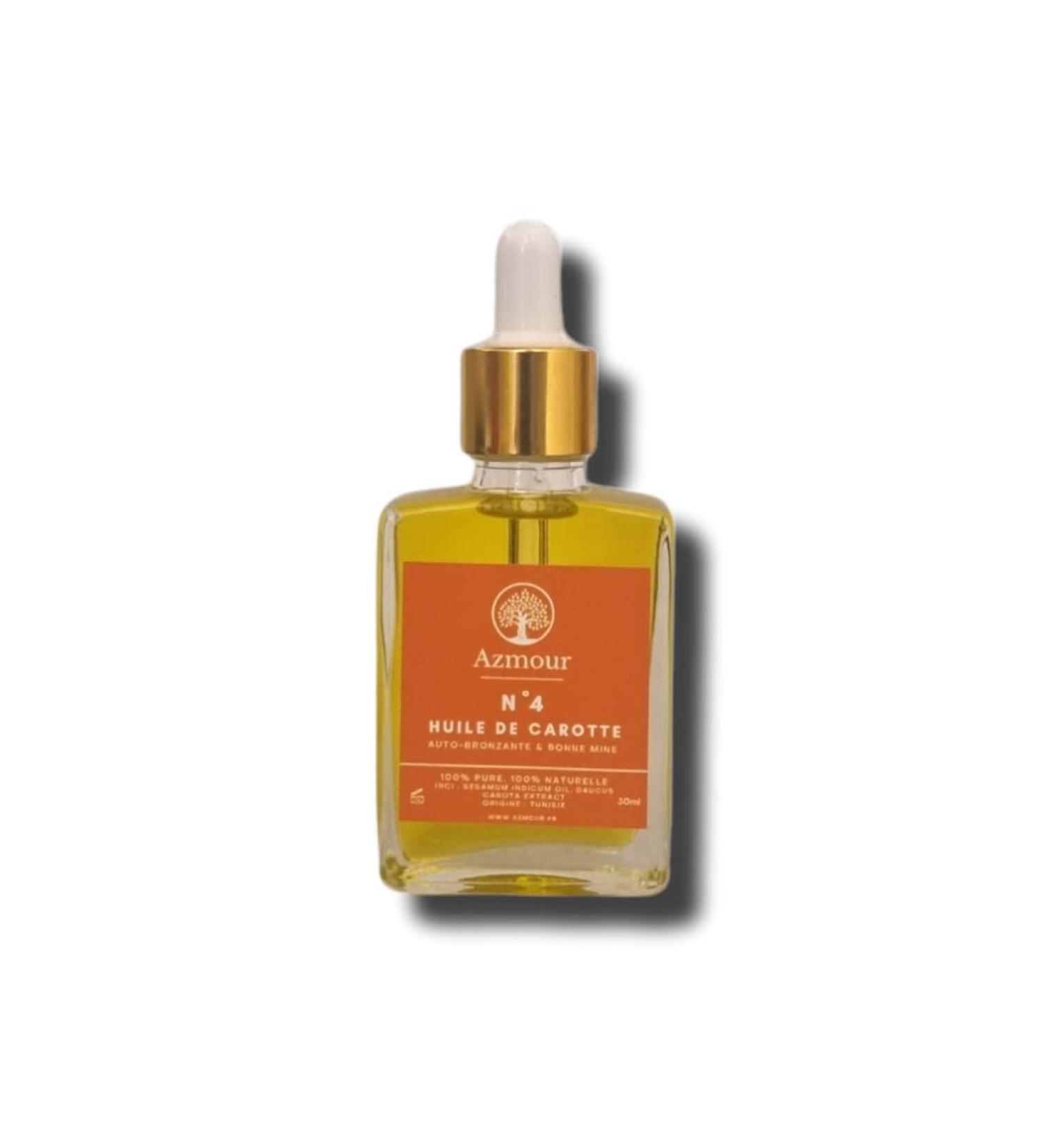Azmour Carrot Oil 30 ml - Self-Tanning & After Sun Natural