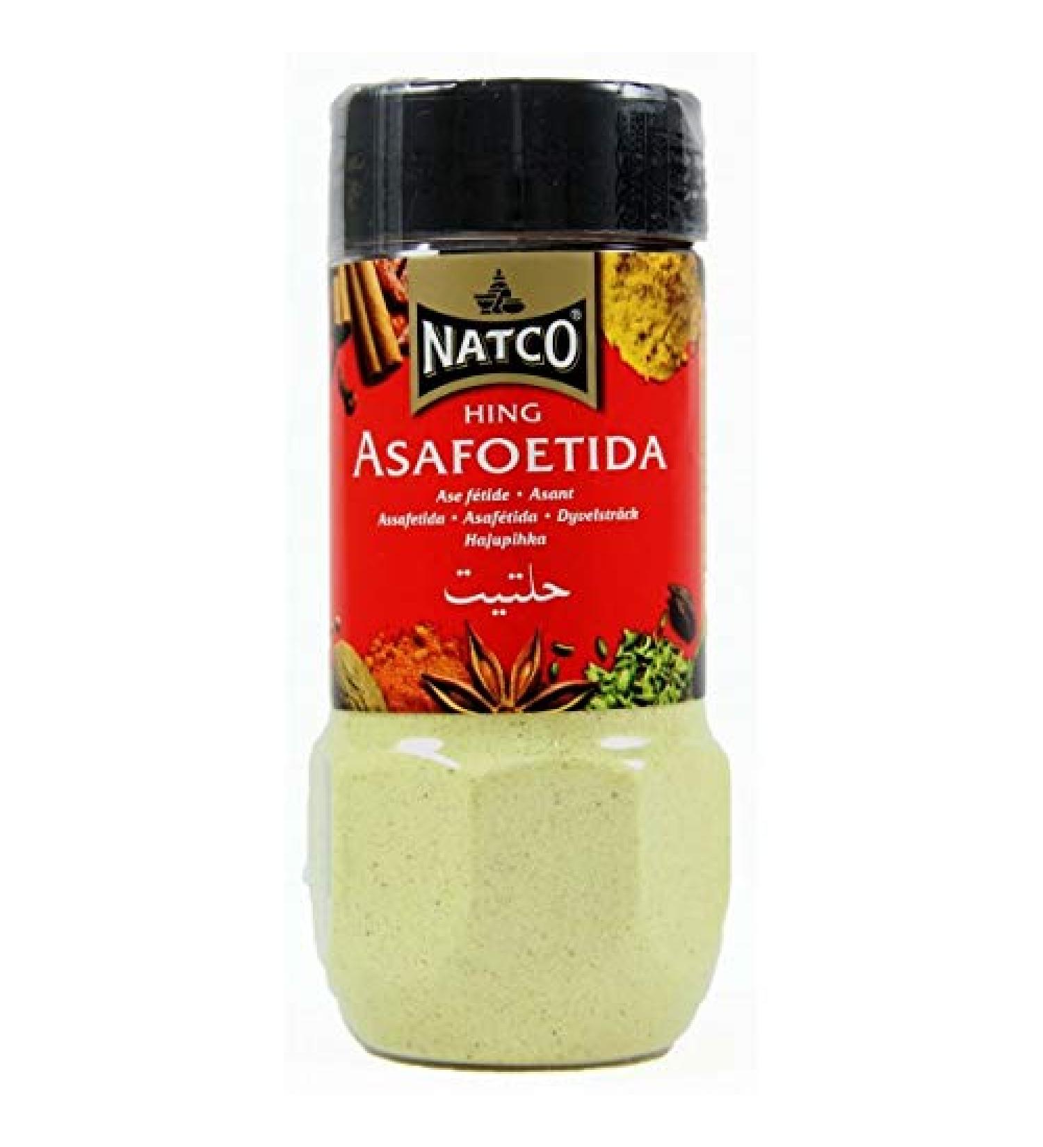  Red Rickshaw Natco Asafoetida Powdered Spices for Indian Cooking and Dishes - 100g Jar - Buy Online on GoSupps.com