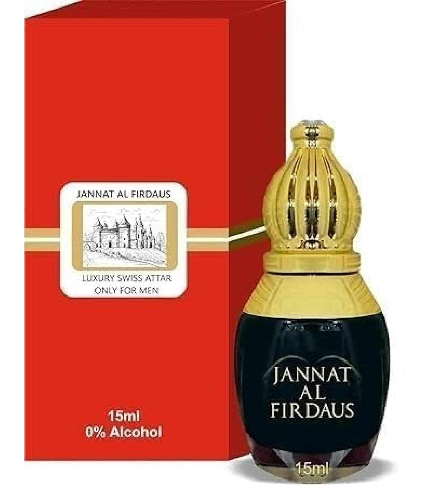 Jannat al Firdaus 12ml Attar/Long Lasting and Premium Fragrance For Men/Original Jannat al Firdaus Attar