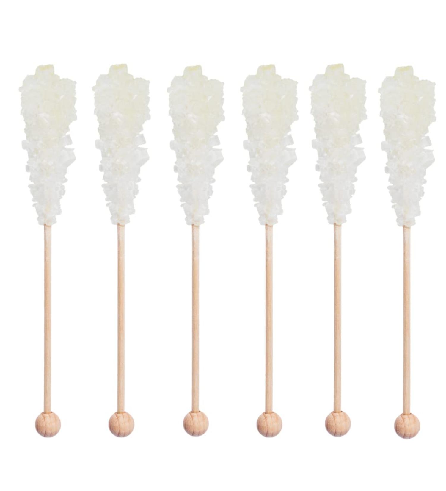 Civilized Coffee Rock Candy Swizzle Sugar Sticks - All Natural, Non-GMO, Gluten-Free (100 Count) - Buy Online on GoSupps.com