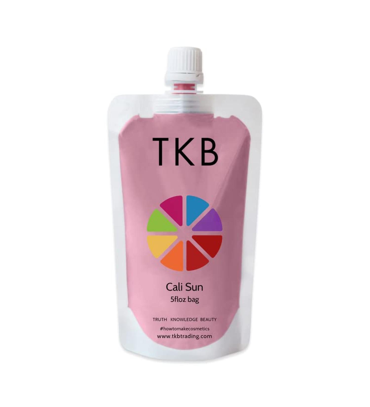 TKB Lip Liquid Color | Liquid Lip Color for TKB Gloss Base DIY Lip Gloss Pigmented Lip Gloss and Lipstick Colorant Made in USA (5floz (148ml) Cali Sun)