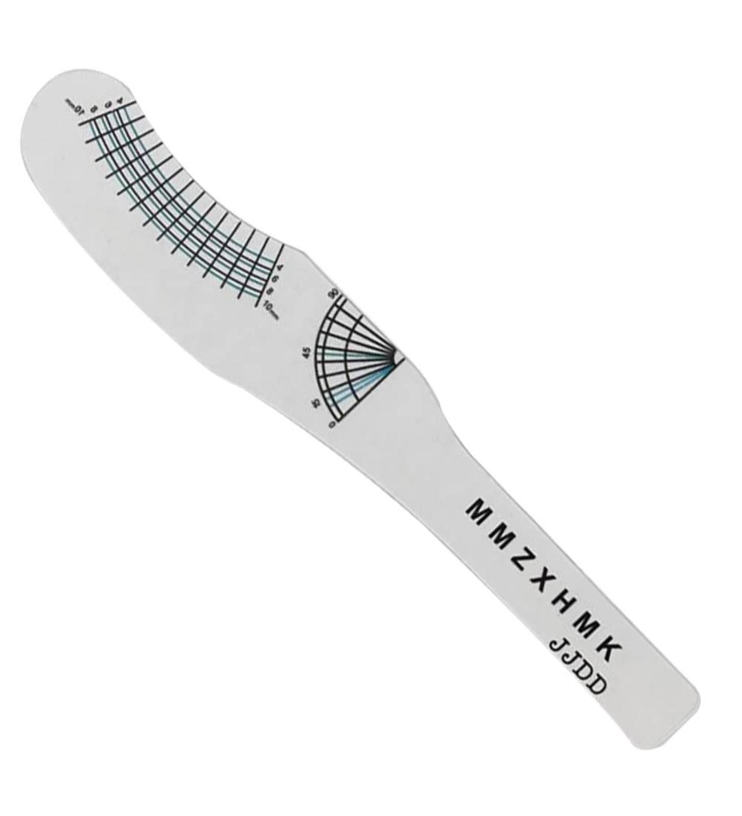 Eyelash Measure Ruler Eyelash Card Eye Mascara Beauty Ruler Makeup Tools for Women Lady Girls - Buy Online on GoSupps.com