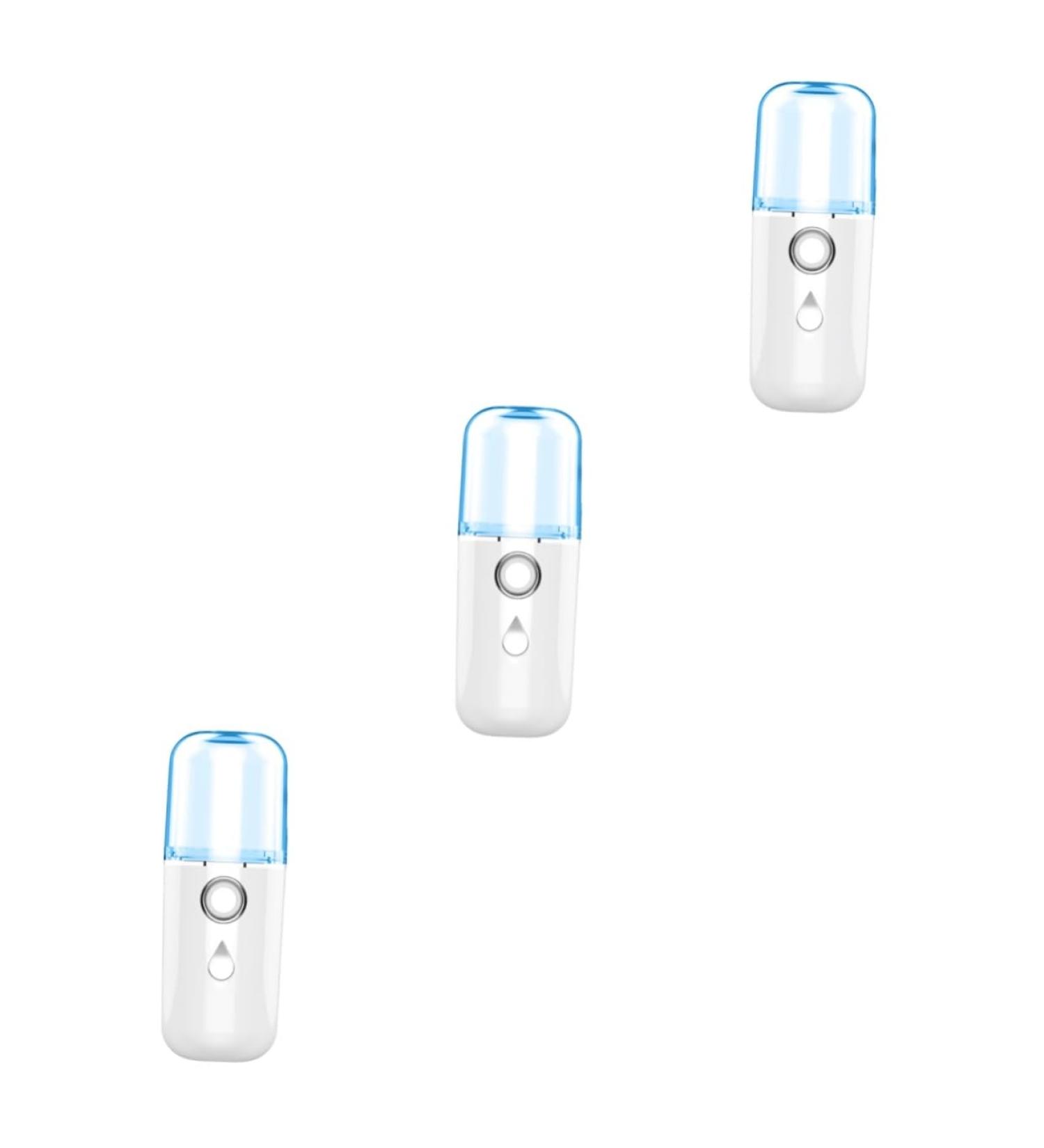 FOYTOKI 3pcs Nano Water Replenishing Instrument Facial Mister Cool Mist Handheld Steamer White Plastic - Buy Online on GoSupps.com