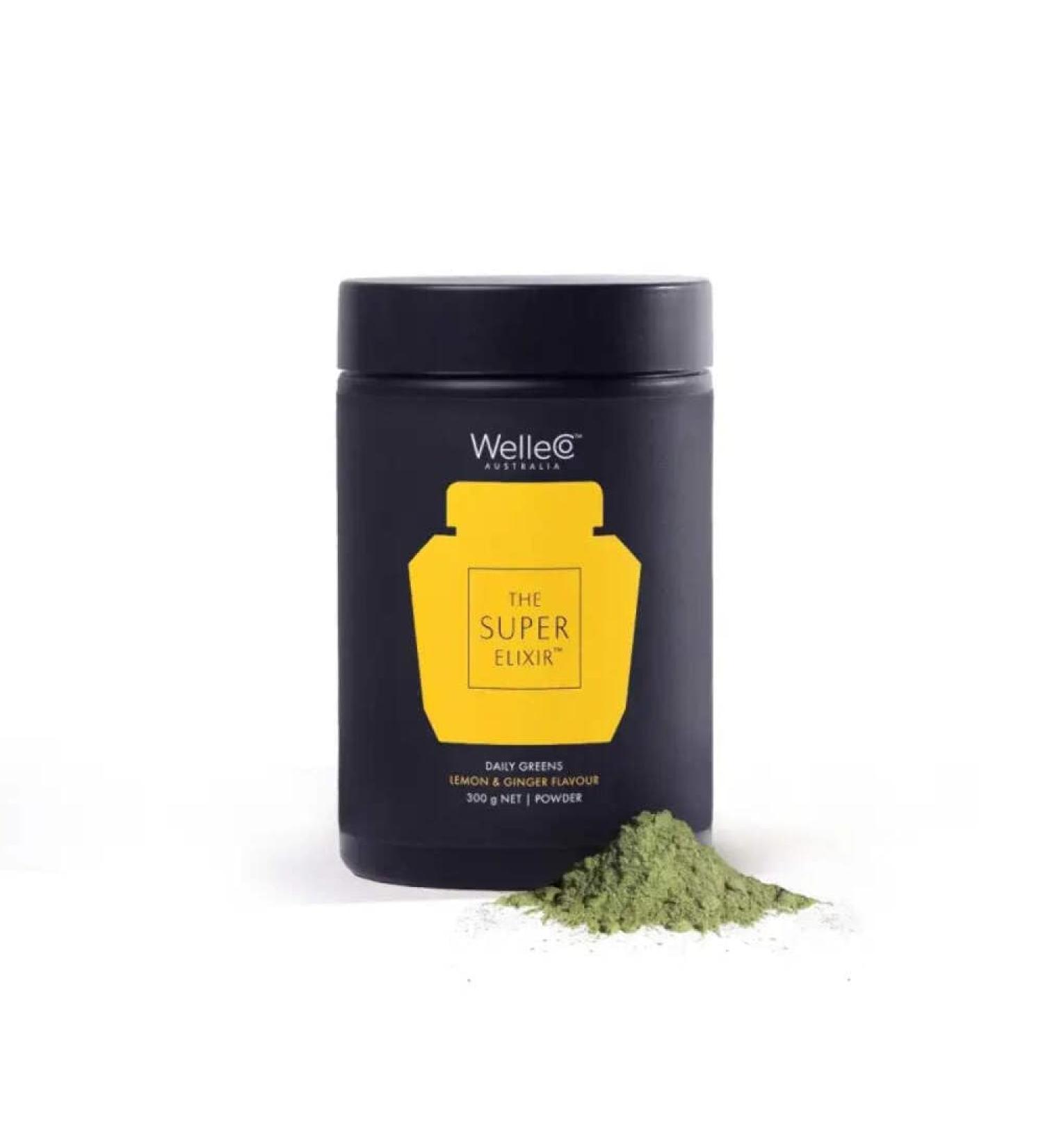 WelleCo The Super Elixir Lemon and Ginger 300g - Buy Online on GoSupps.com