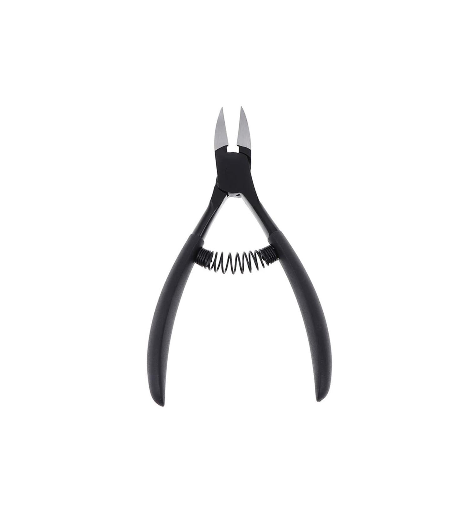 Nail Clipper Orange Soft Nail Cuticle Nipper Stainless Steel Tweezer Clipper Dead Skin Remover Scissor Plier Manicure Nail Art Tool (Color : Black) - Buy Online on GoSupps.com