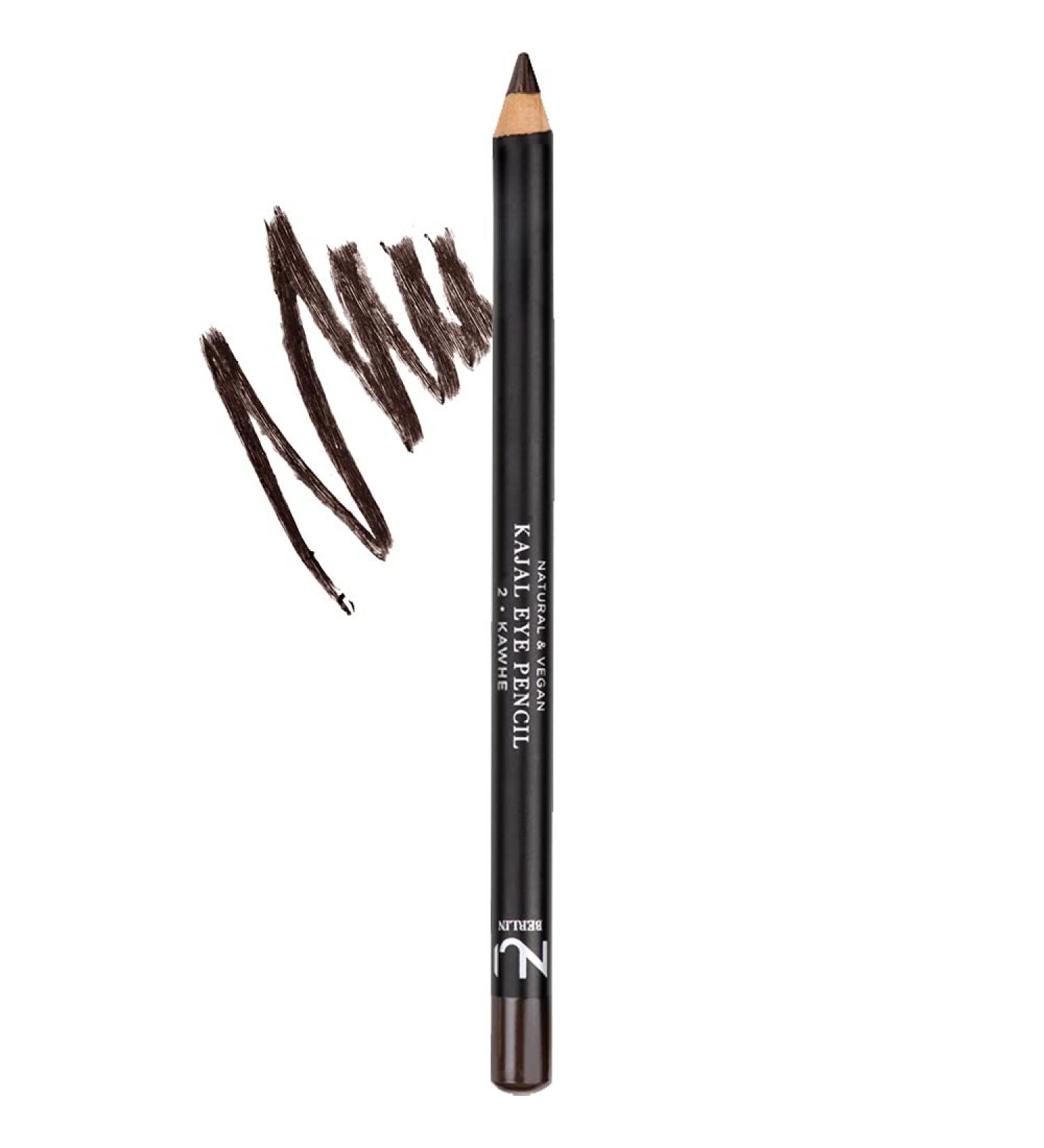 NUI Natural Kajal Eye Pencil - Vegan Brown Makeup | KAWHE Natural Cosmetics - International Shipping - Buy Online on GoSupps.com