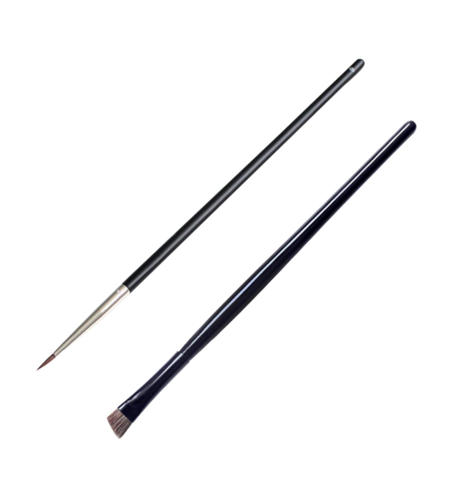Gogogmee Makeup Brush 2pcs Brush Eyeshadow Cosmetic Eye Makeup Tools Eyeliner Eyeliner Makeup Brush - Buy Online on GoSupps.com