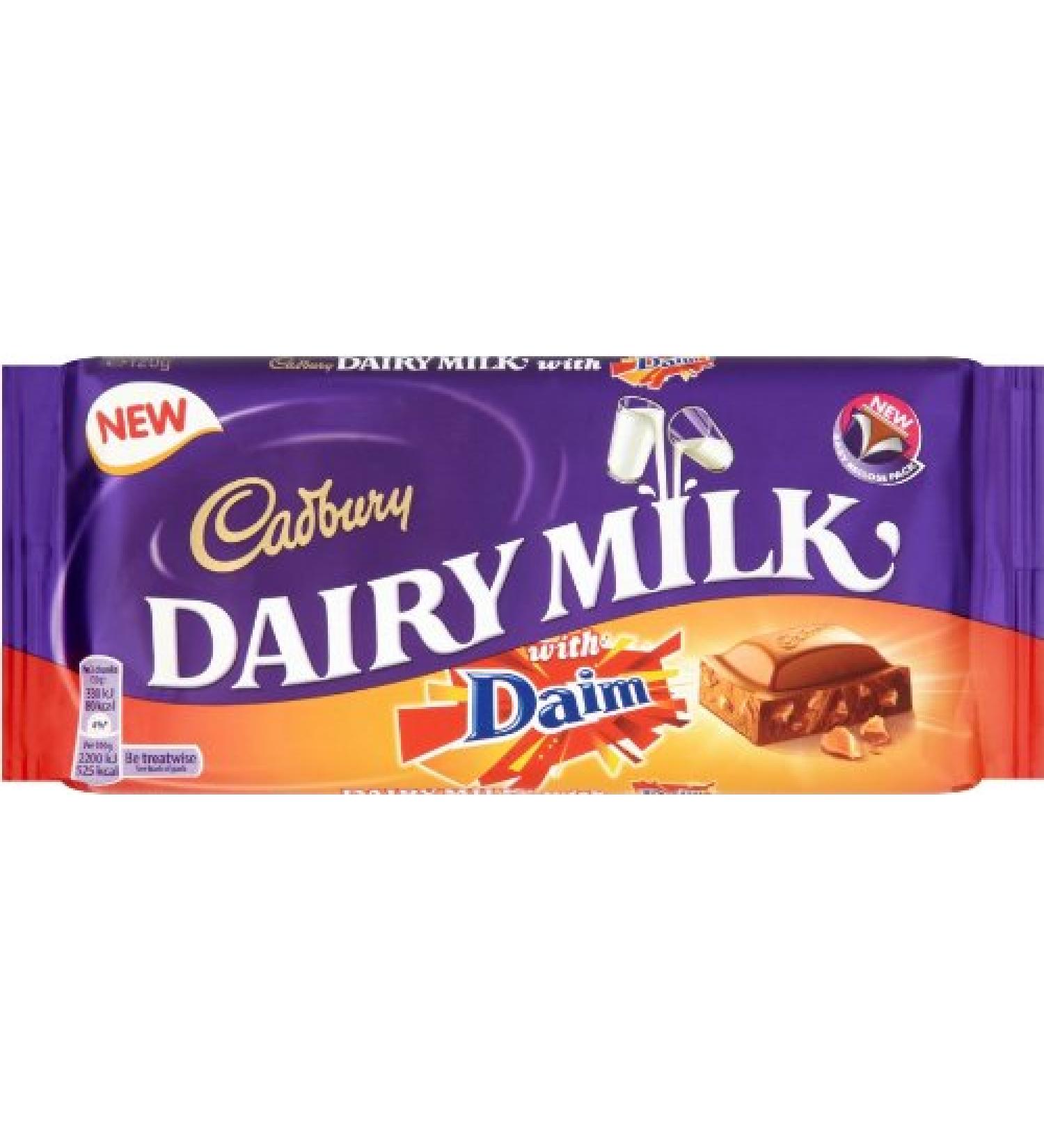 Cadbury Cadbury Set of 6 Daim chocolate bars 120 g