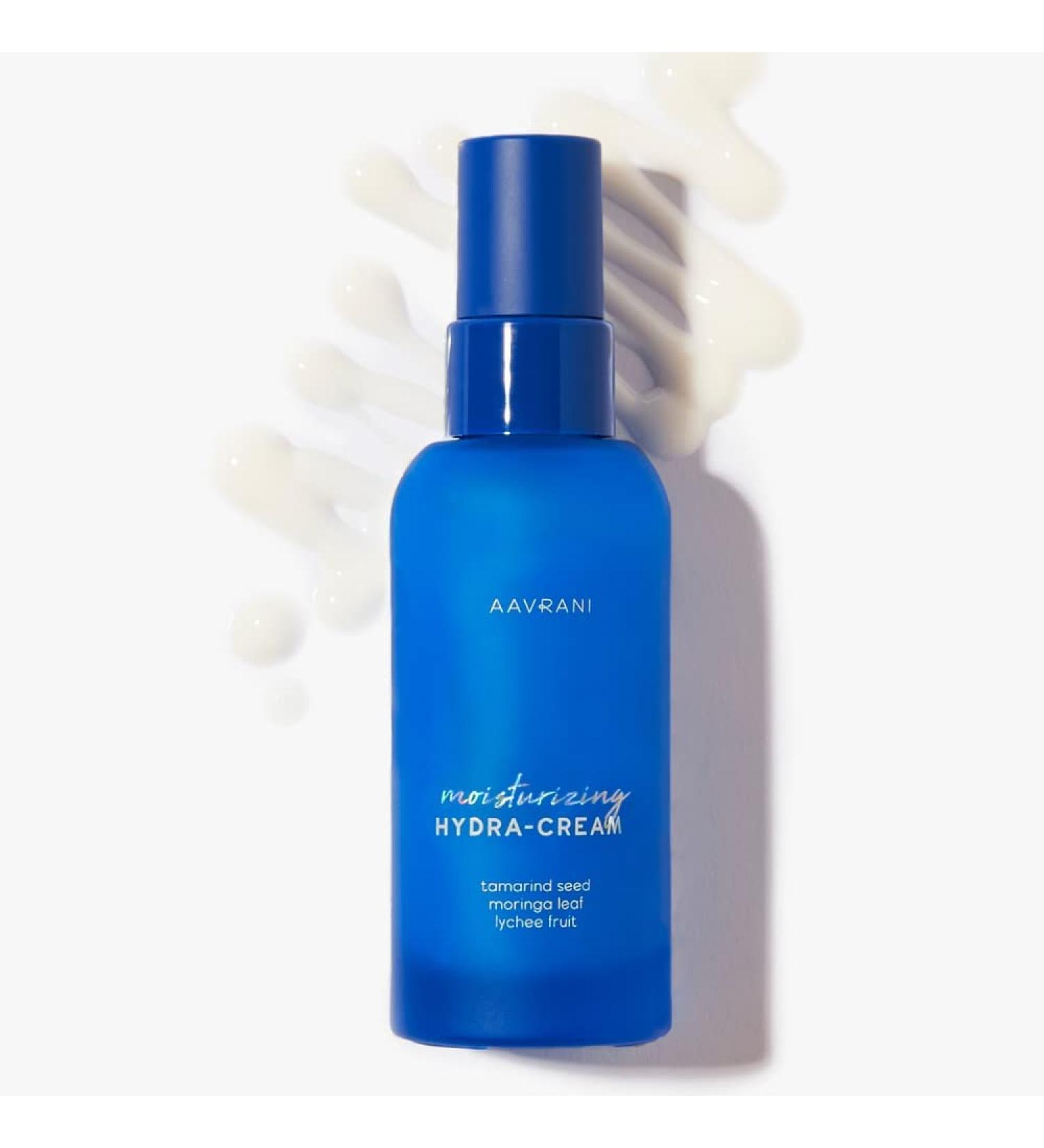 AAVRANI Moisturizing Hydra-Cream - Oil Free Lightweight Daily Moisturizer with Lychee Tamarind & Moringa - Hydrating Skin Care 1.7 Fl Oz - International Shipping Available - Buy Online on GoSupps.com