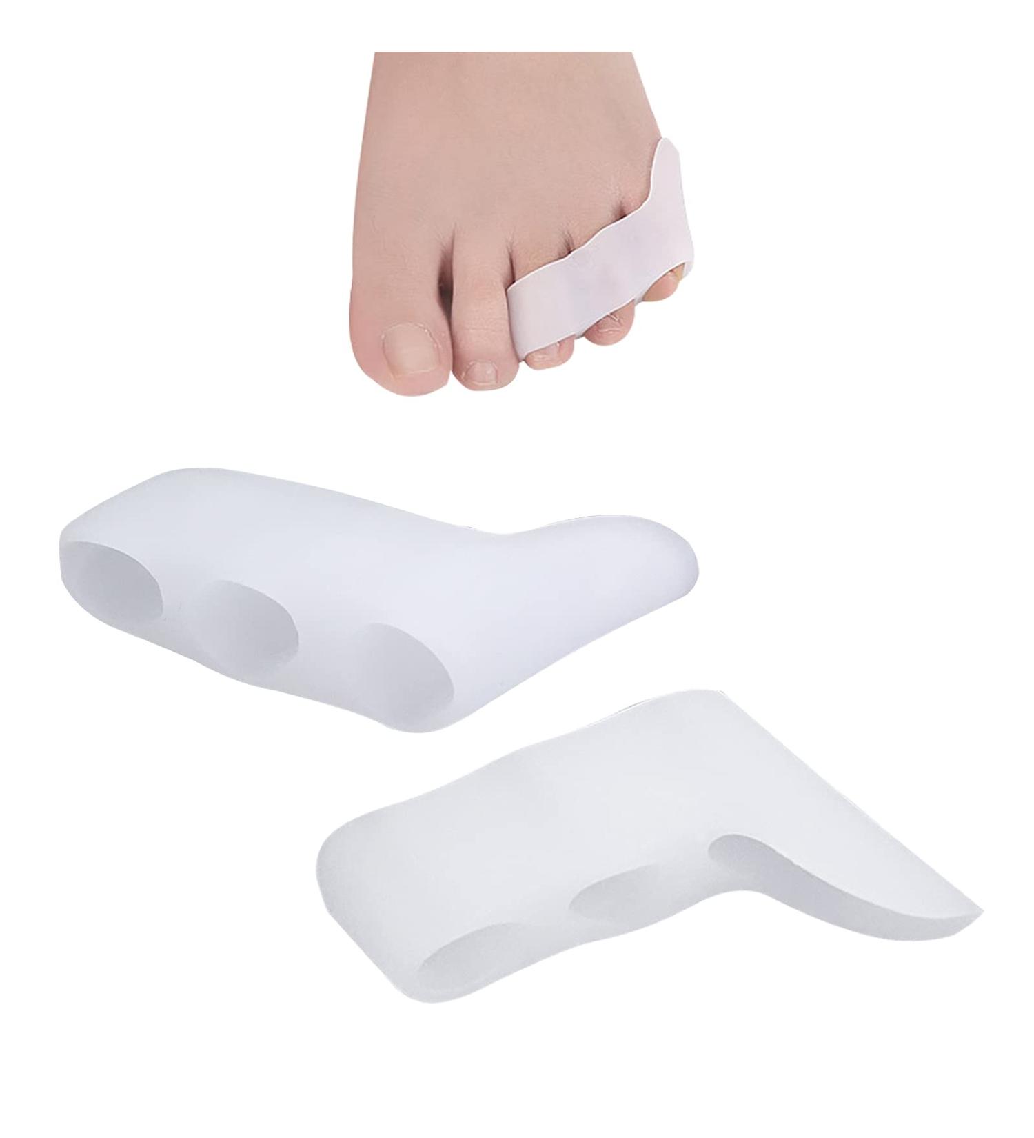 2 Pieces Gel Toe Spreaders Alleviate Pain & Protect Small Toes Perfect for Overlapping Toes - Buy Online on GoSupps.com