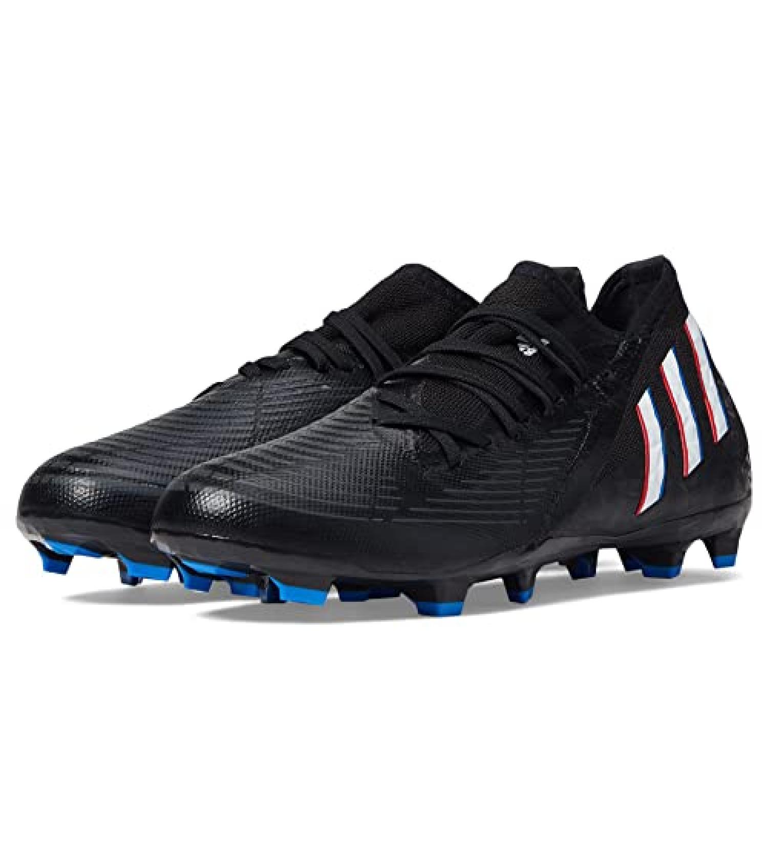 adidas Unisex Edge.3 FG Soccer Shoe 11 Black/White/Vivid Red - Buy Online on GoSupps.com