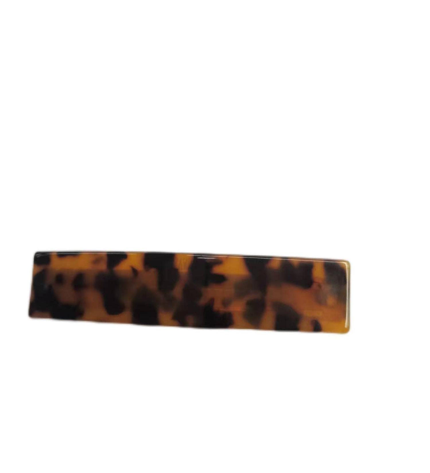 CARAVAN Hand Made Barrette Tokyo Color 3.5" Of Celluloid Acetate Material